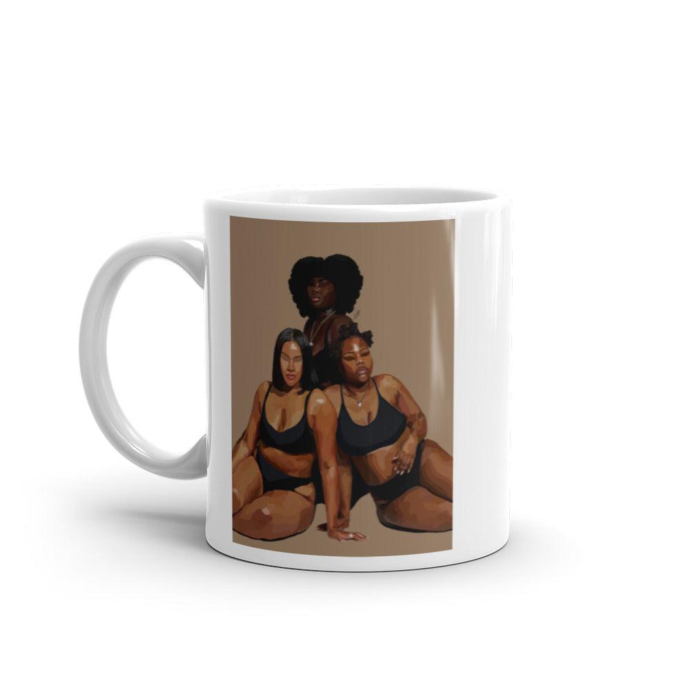 I am Woman mug-11oz-SmardArt-Wall Art