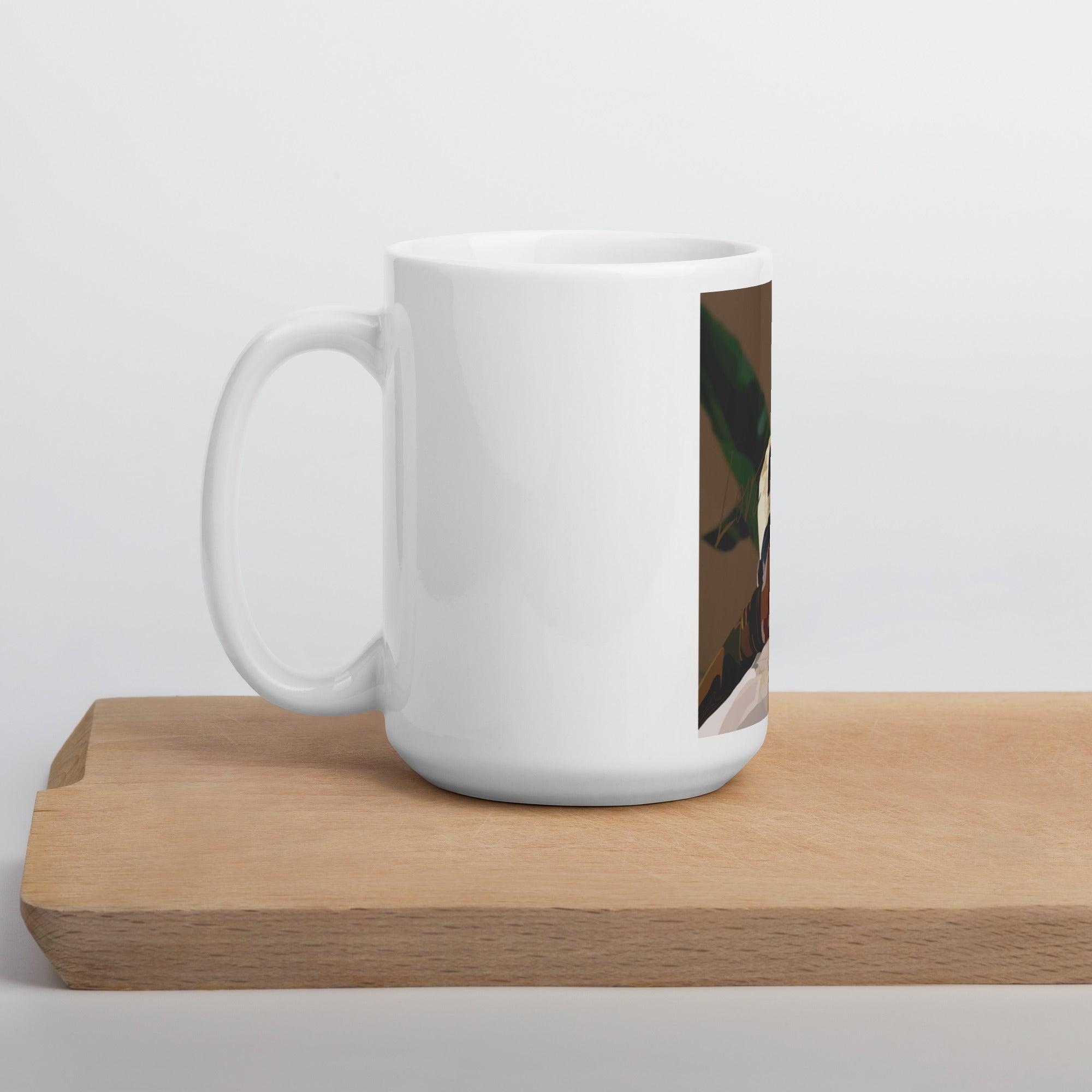 Love always win glossy mug-11oz-SmardArt-Wall Art