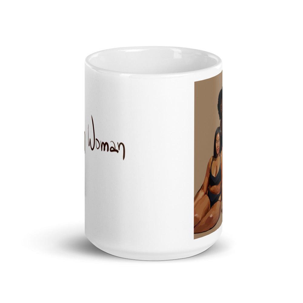 I am Woman mug-11oz-SmardArt-Wall Art