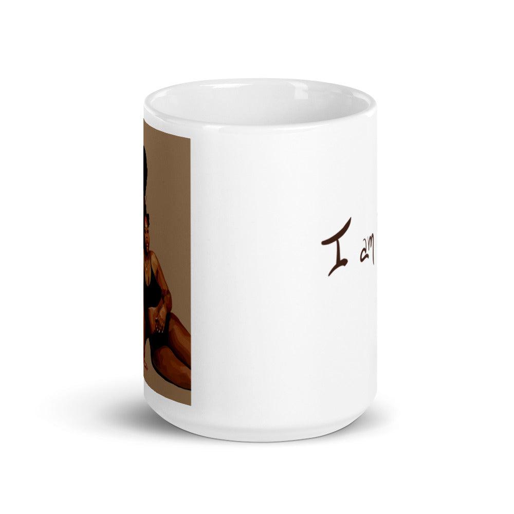 I am Woman mug-11oz-SmardArt-Wall Art
