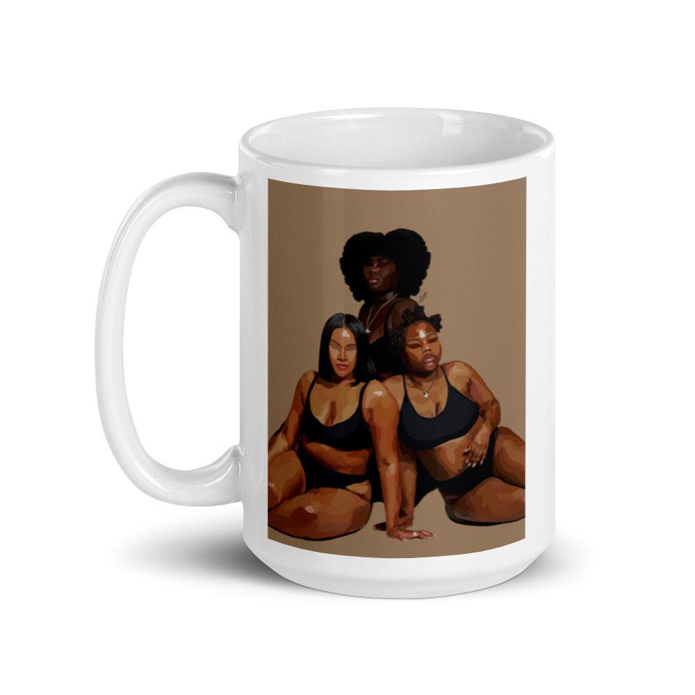I am Woman mug-11oz-SmardArt-Wall Art