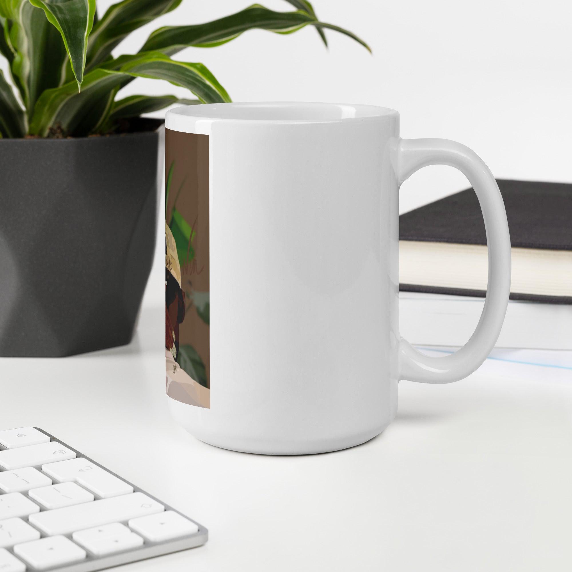 Love always win glossy mug-11oz-SmardArt-Wall Art