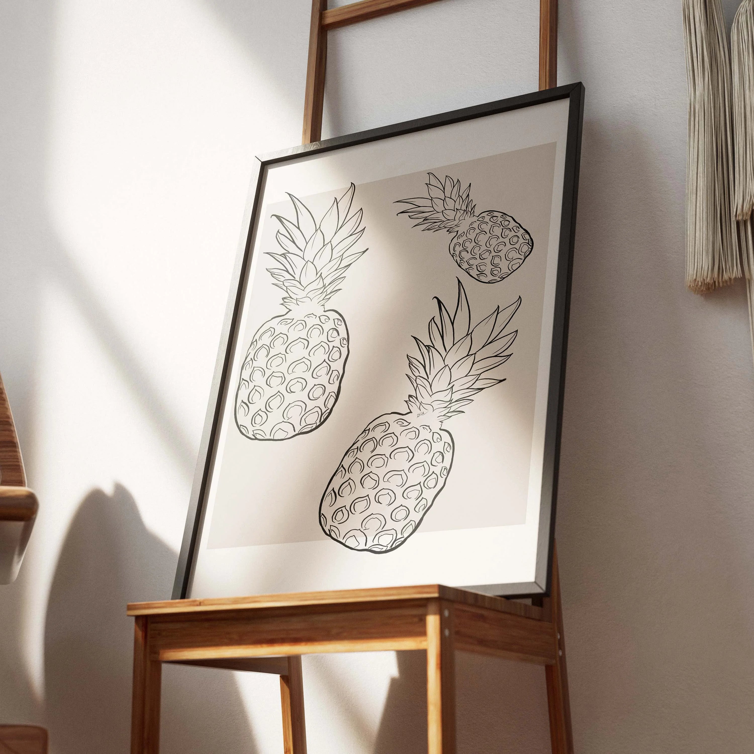 Pineapple Lineart