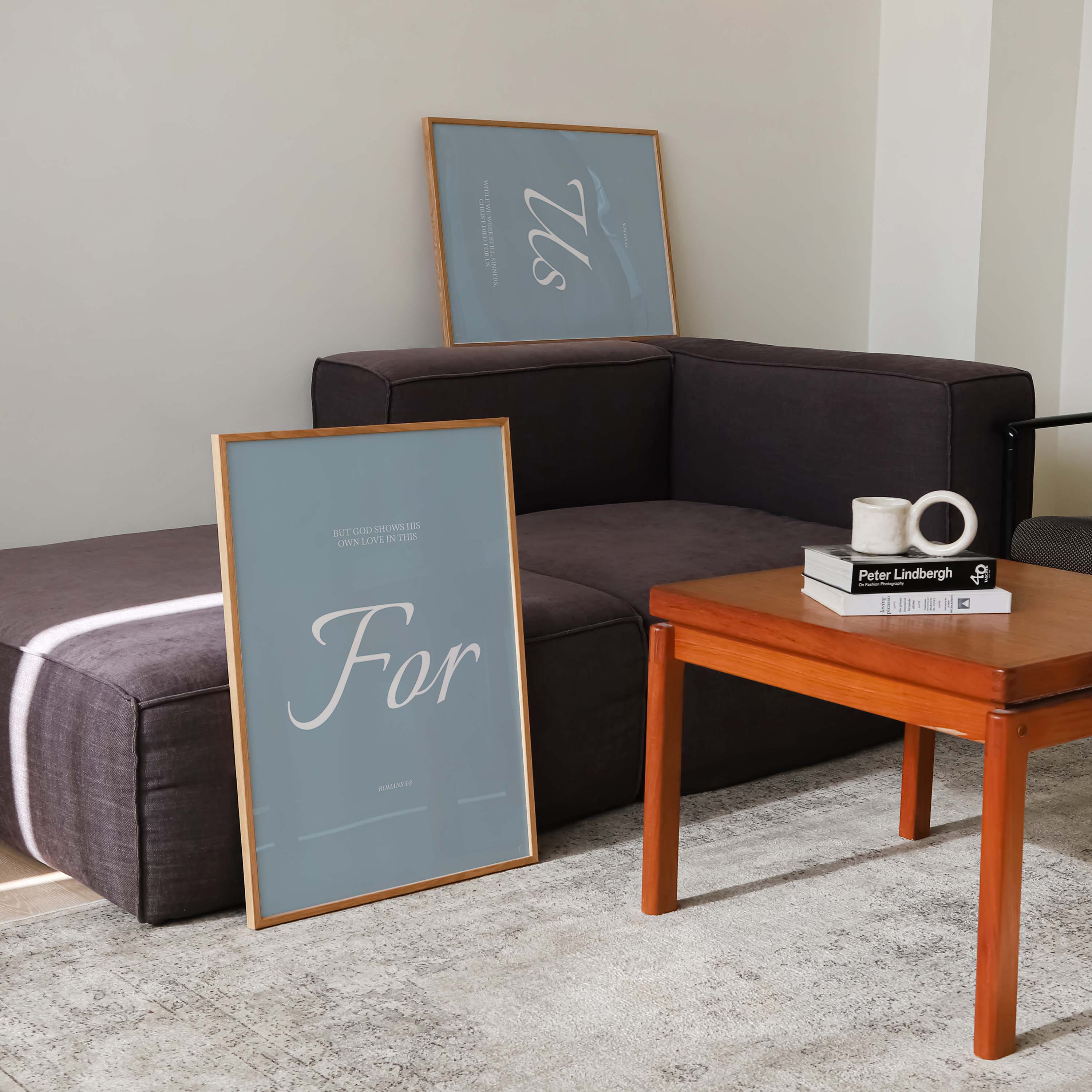 Art Print Bundle : For Us + Romans 5:8