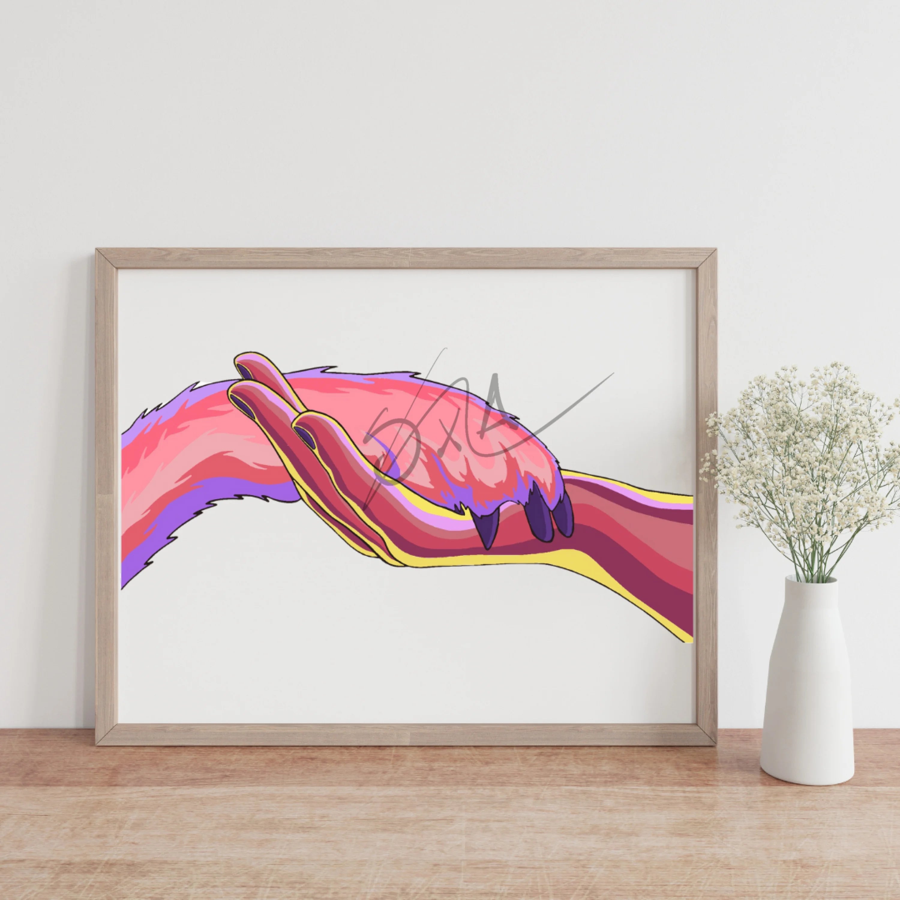 Puppy Love - Wall Art by Anaya Arts