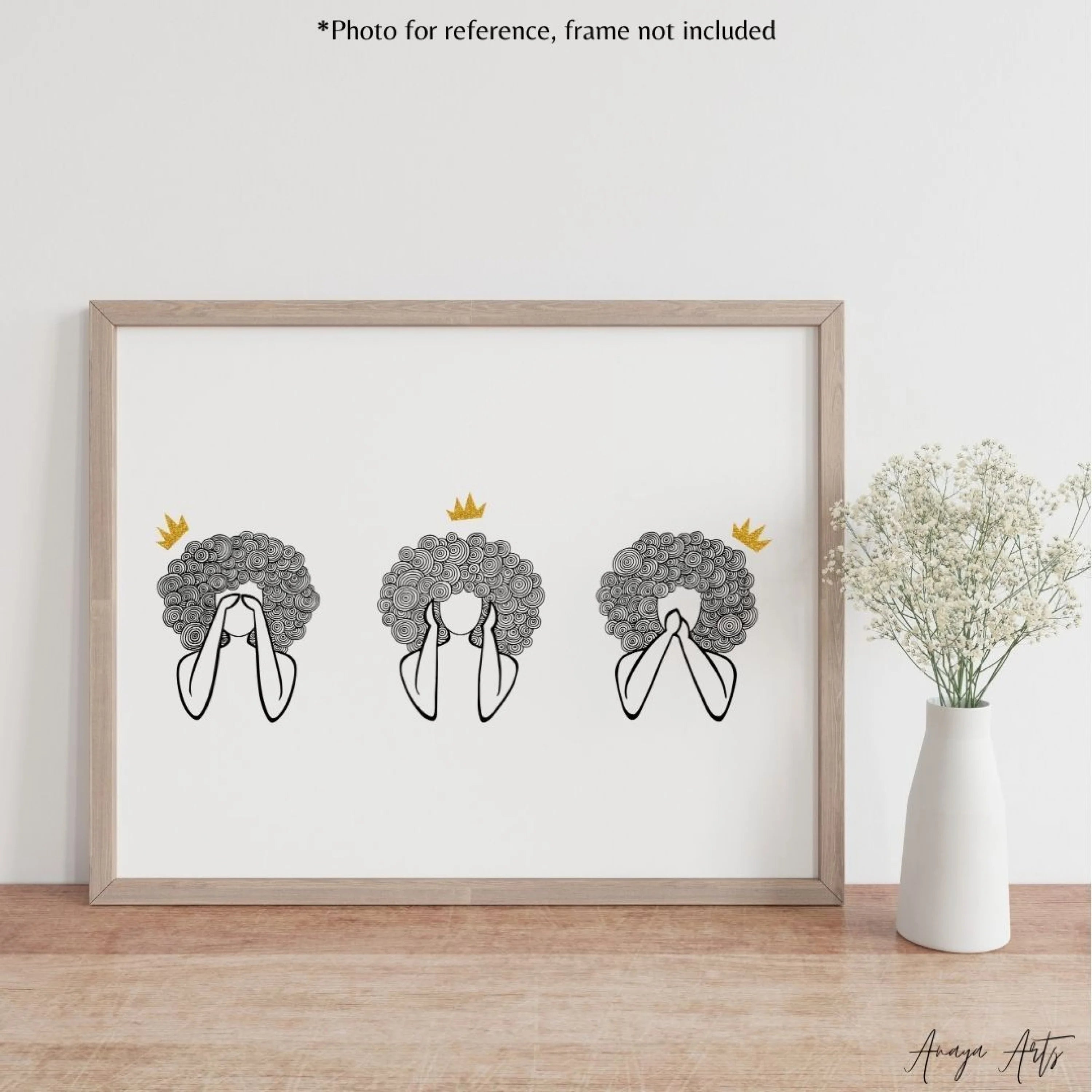 See-Hear-Speak. - Wall Art by Anaya Arts