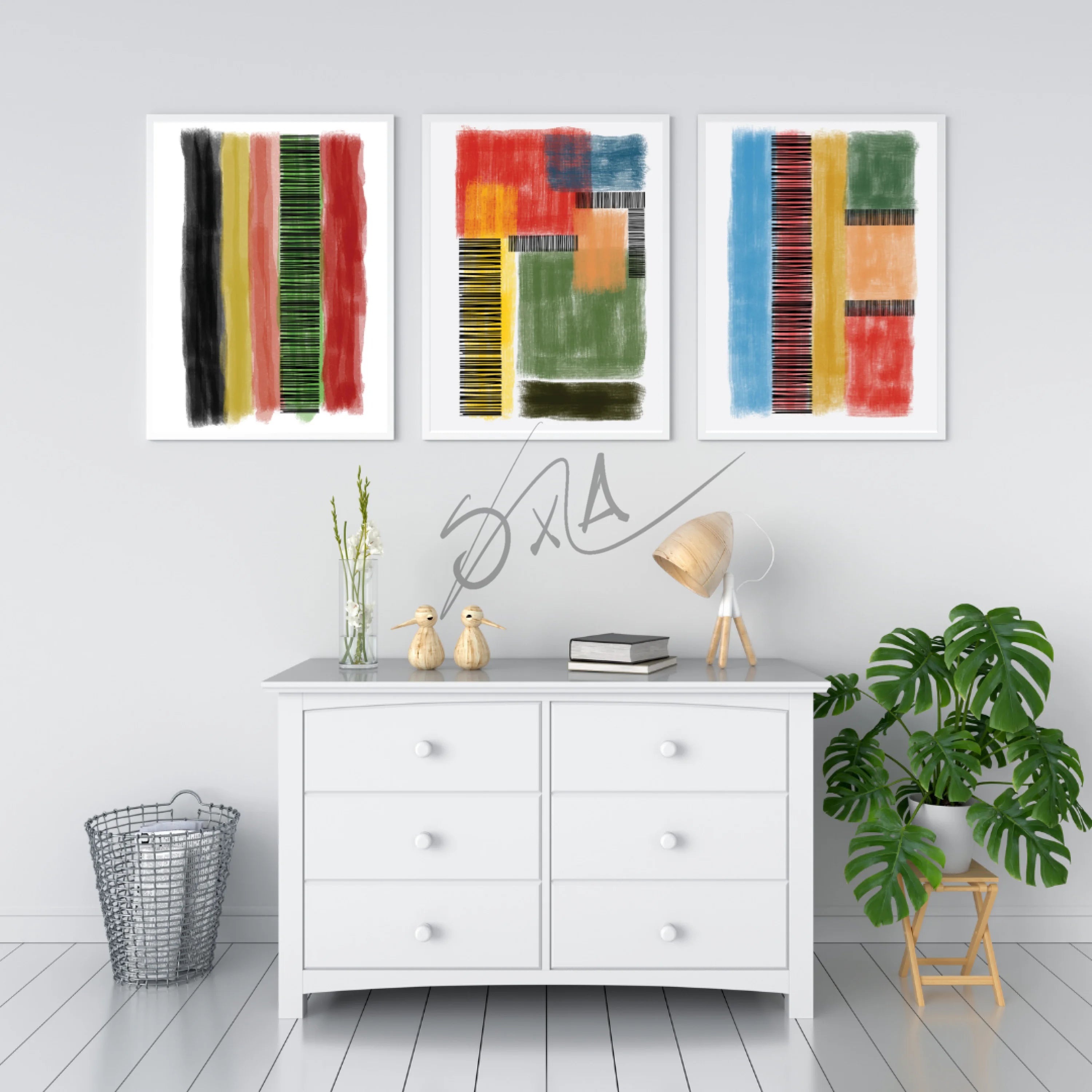 "Colour Streak" 3 piece Bundle Set