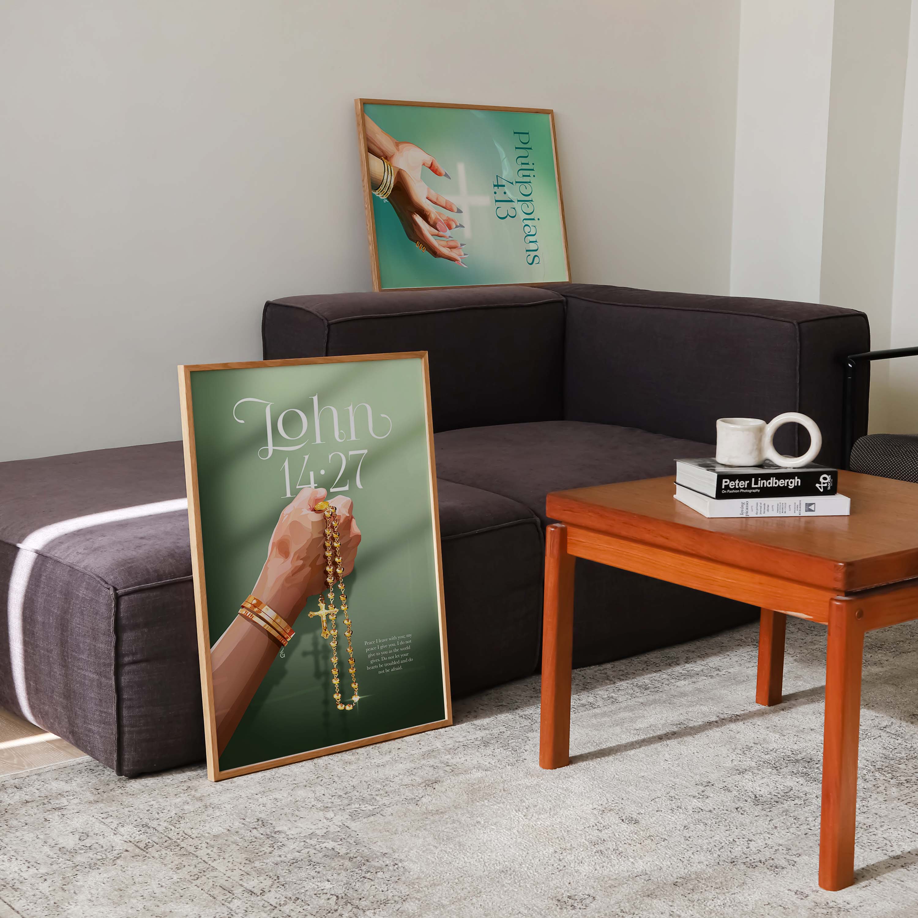 Art Print Bundle : John 14:27 + Philippians 4:13