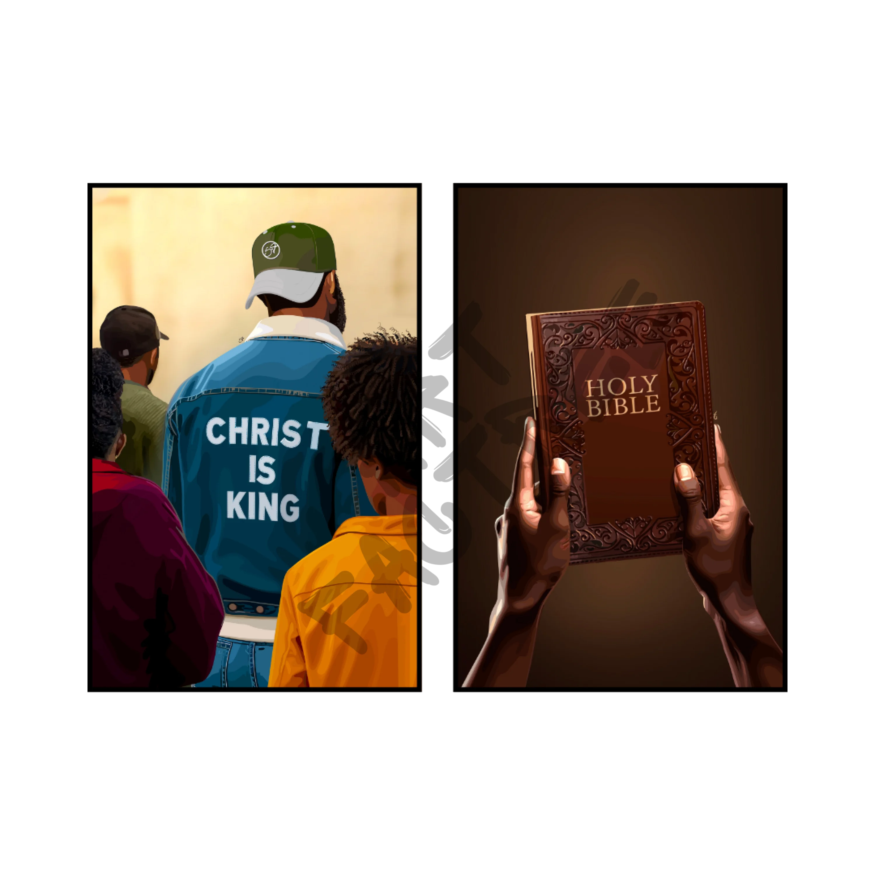 Art Print Bundle : Christ Is King + Stand Firm