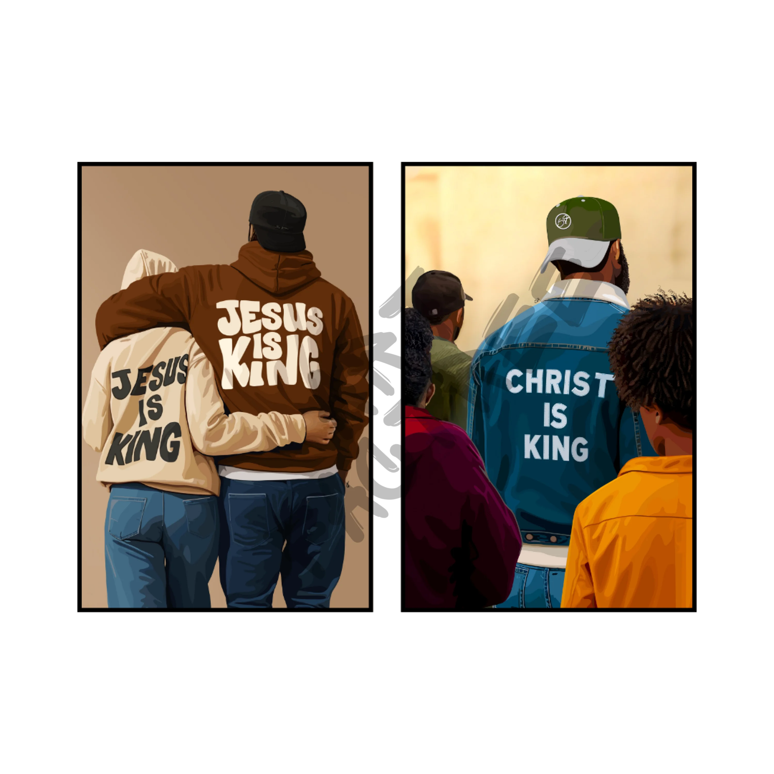 Art Print Bundle : Divine Union + Christ Is King