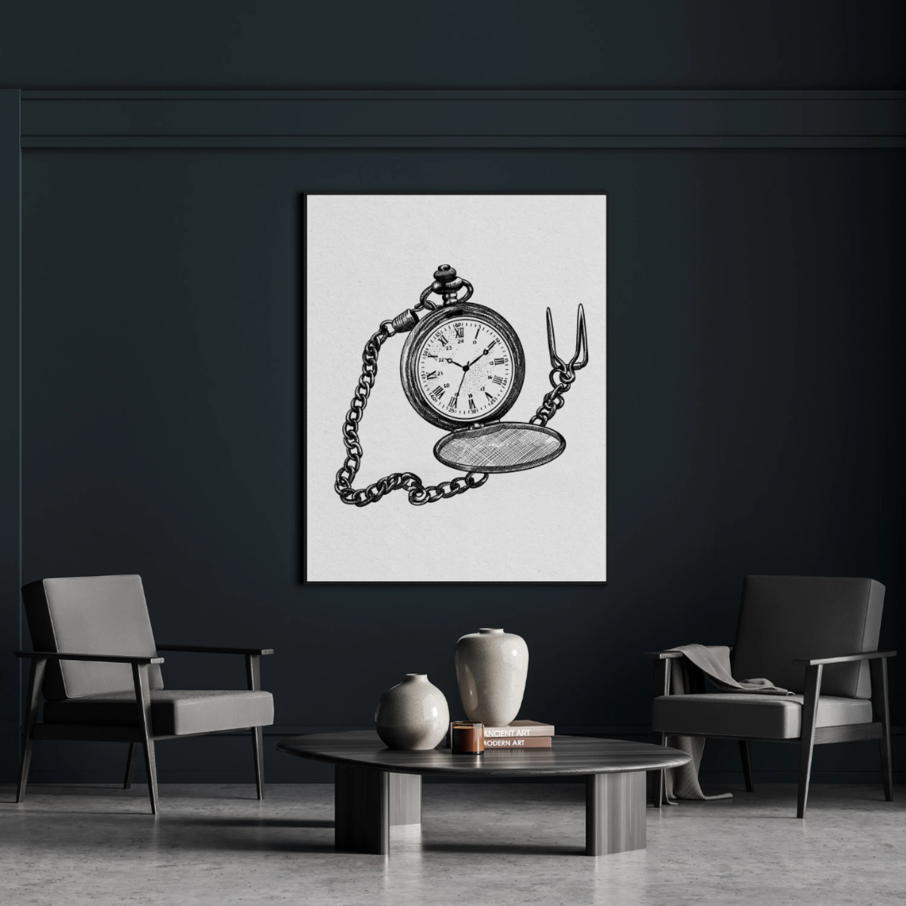Vintage Watch Clock