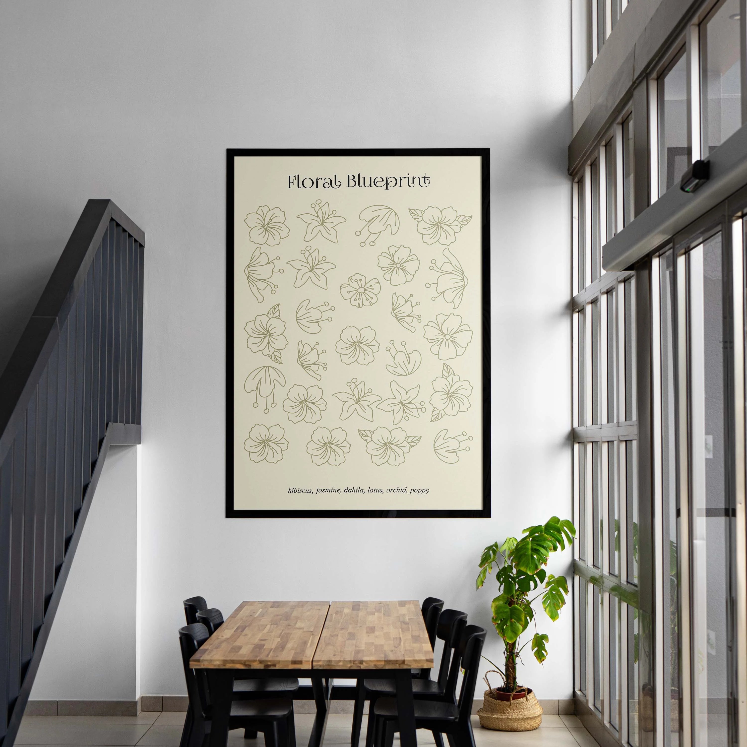 Floral Blueprint