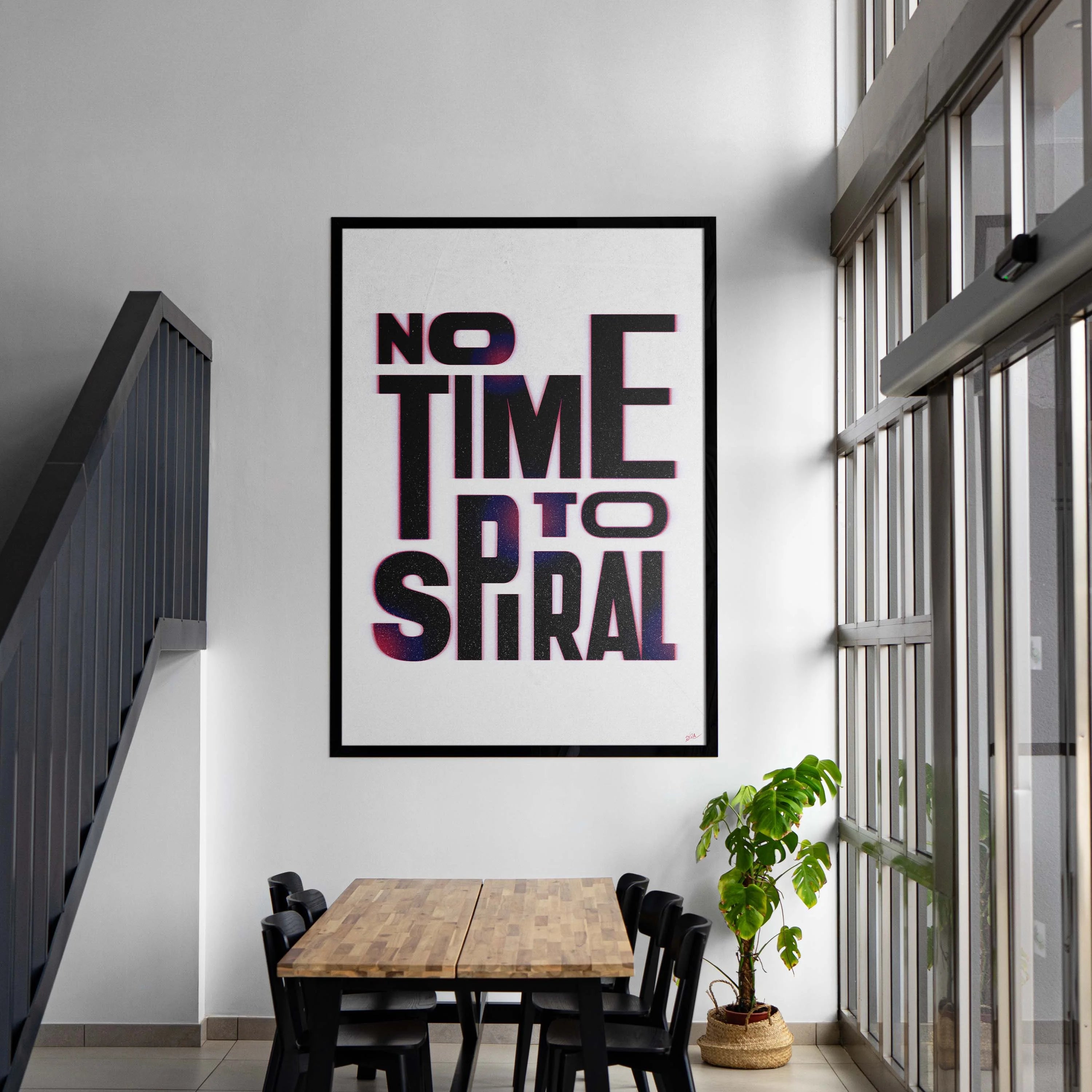 No Time To Spiral-White