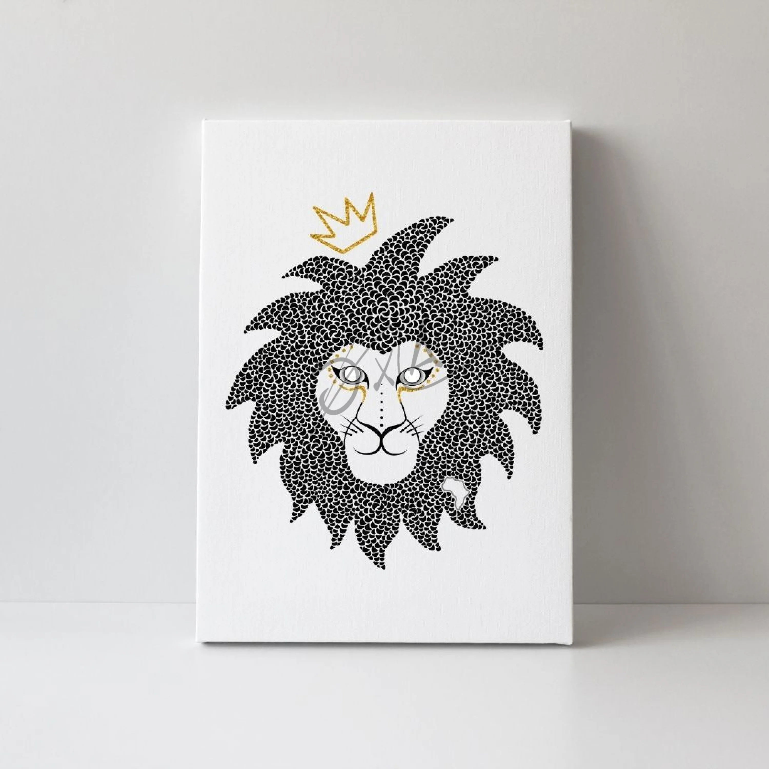 Simba. - Wall Art by Anaya Arts