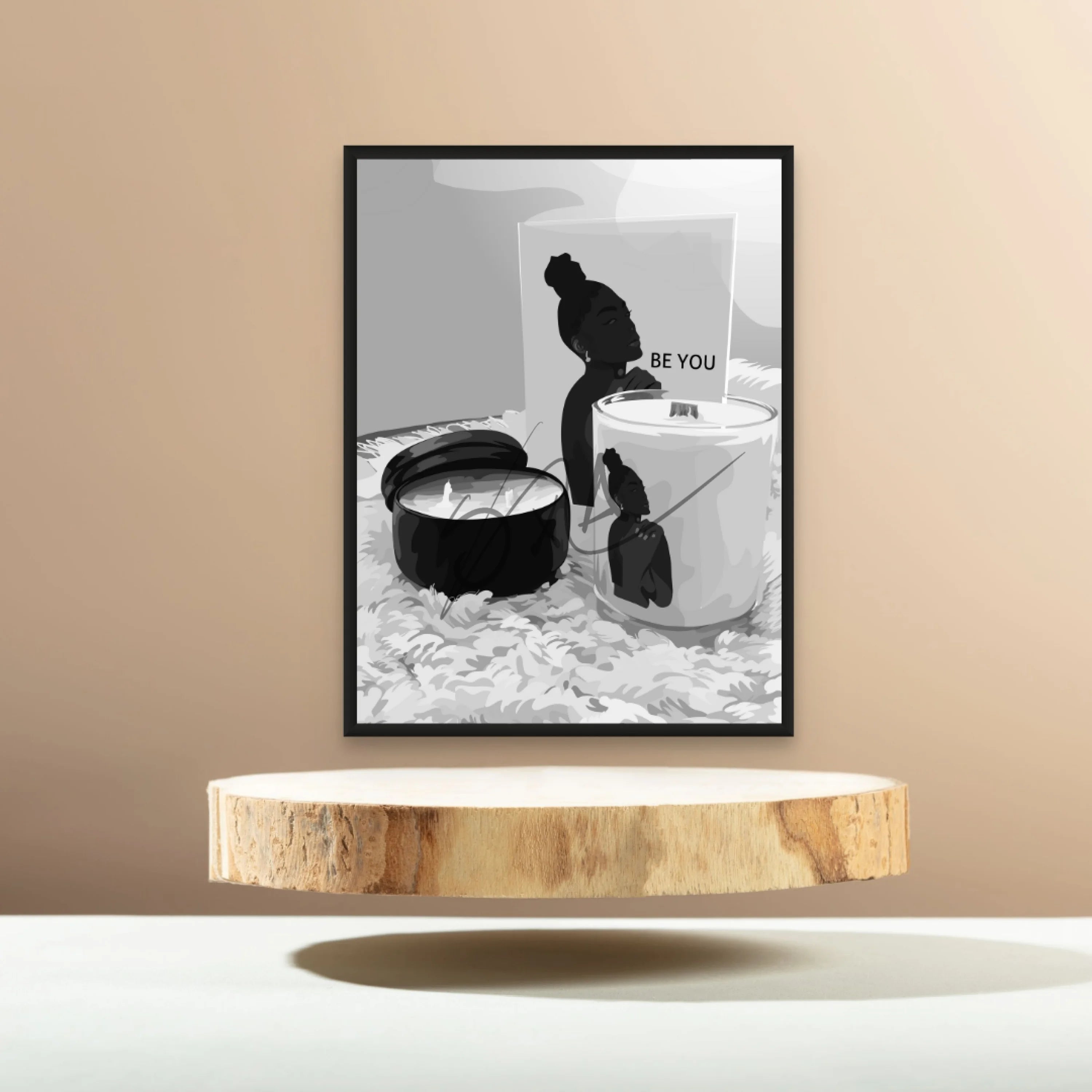 Candle Lover B&W