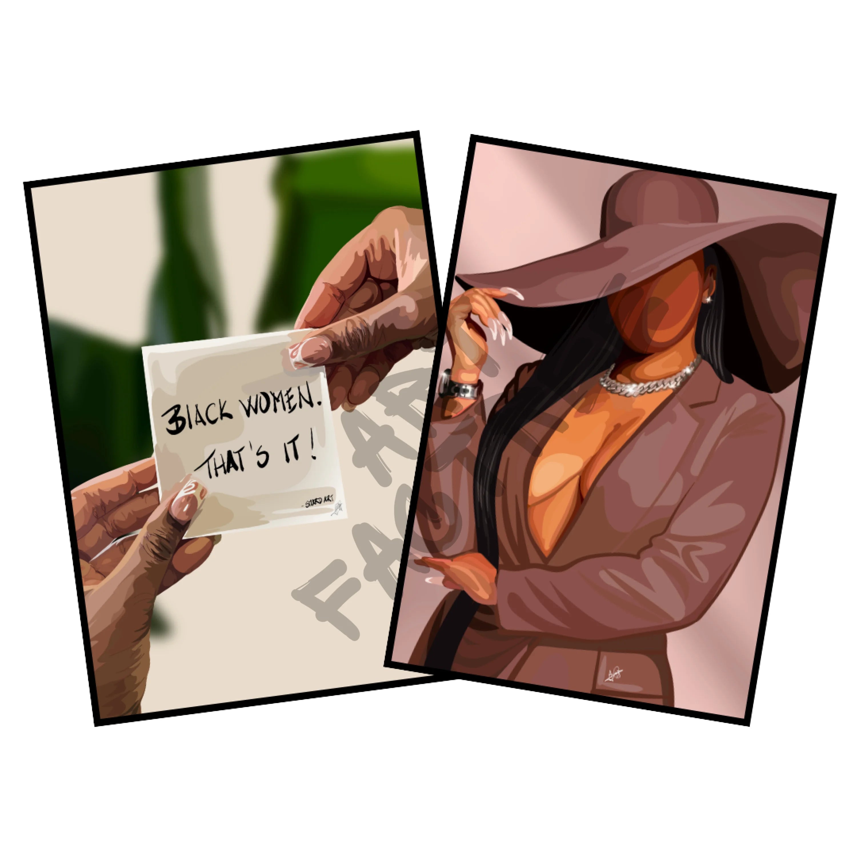 Art Bundle : Black Women Quote + Woman of Power