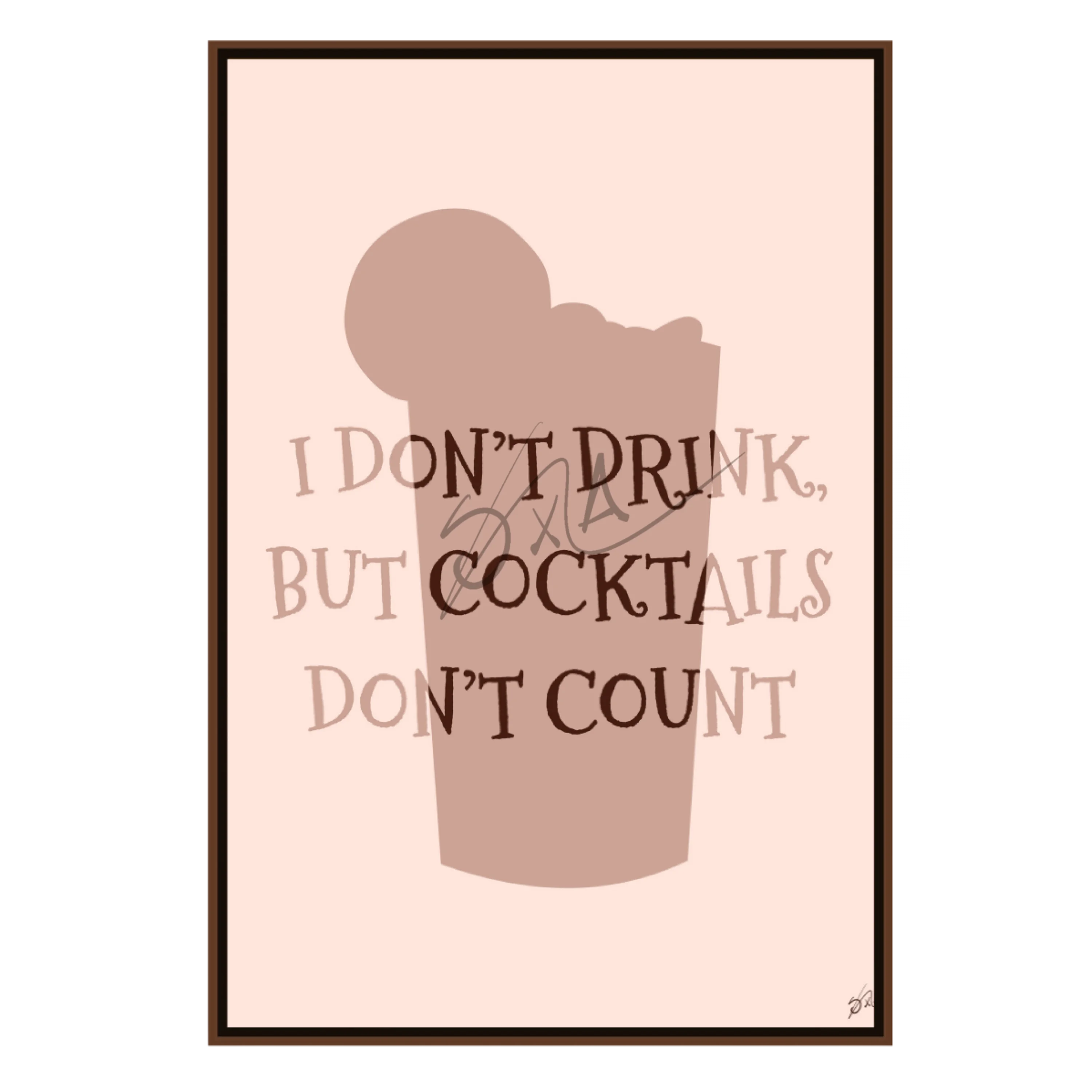 Cocktails Don't Count