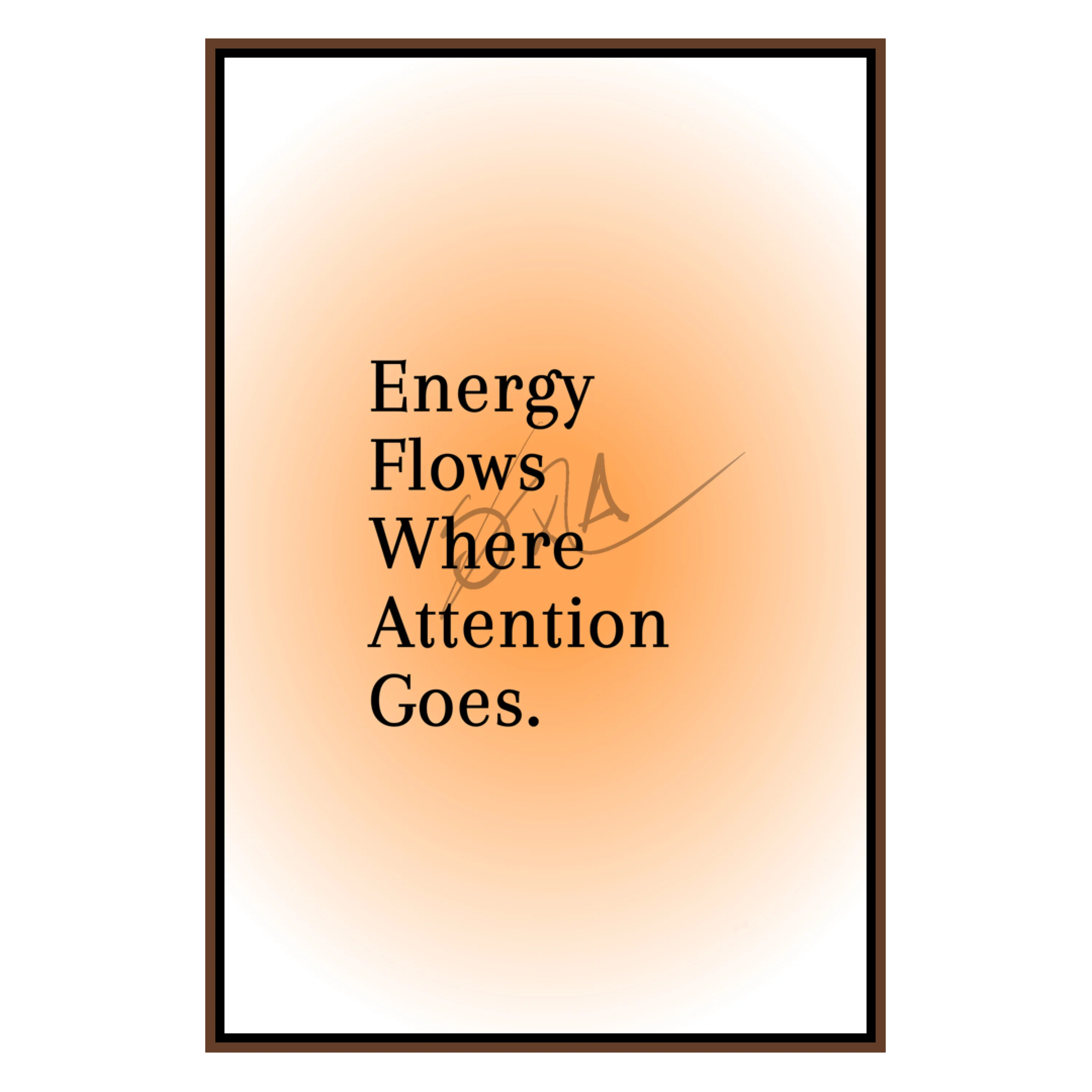 Energy Flows Where Attention Goes