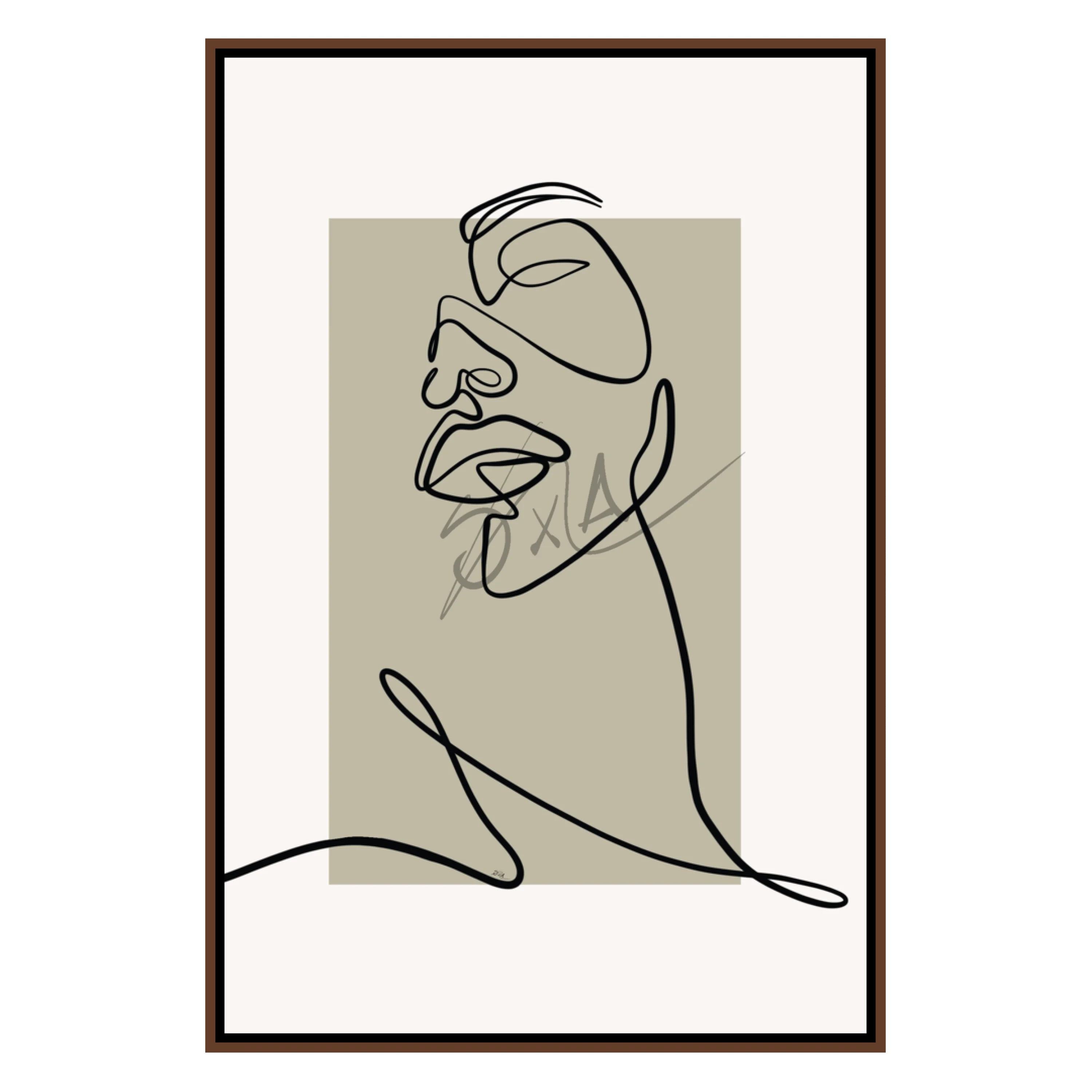 Gaze Lineart