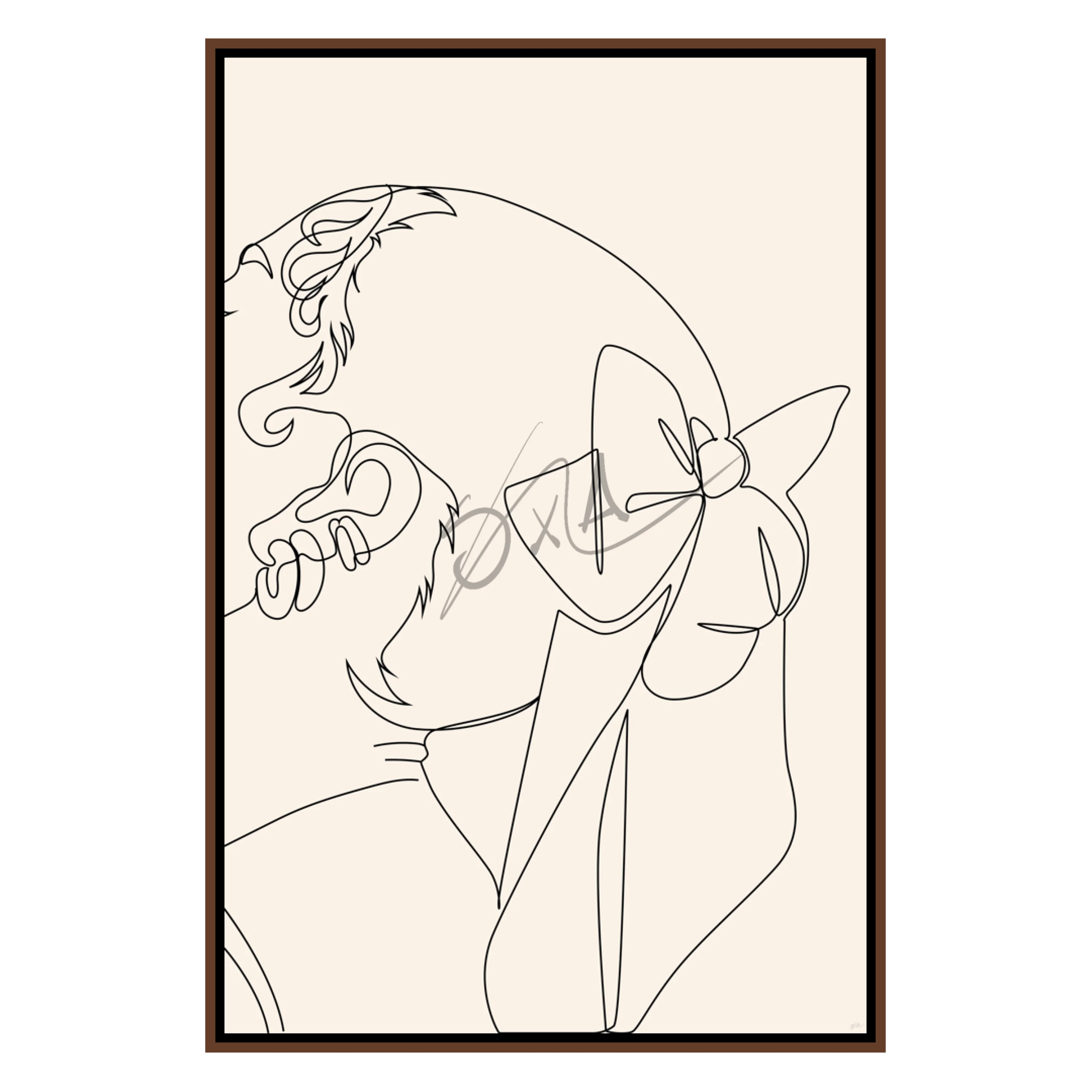 Graceful & Serene Lineart