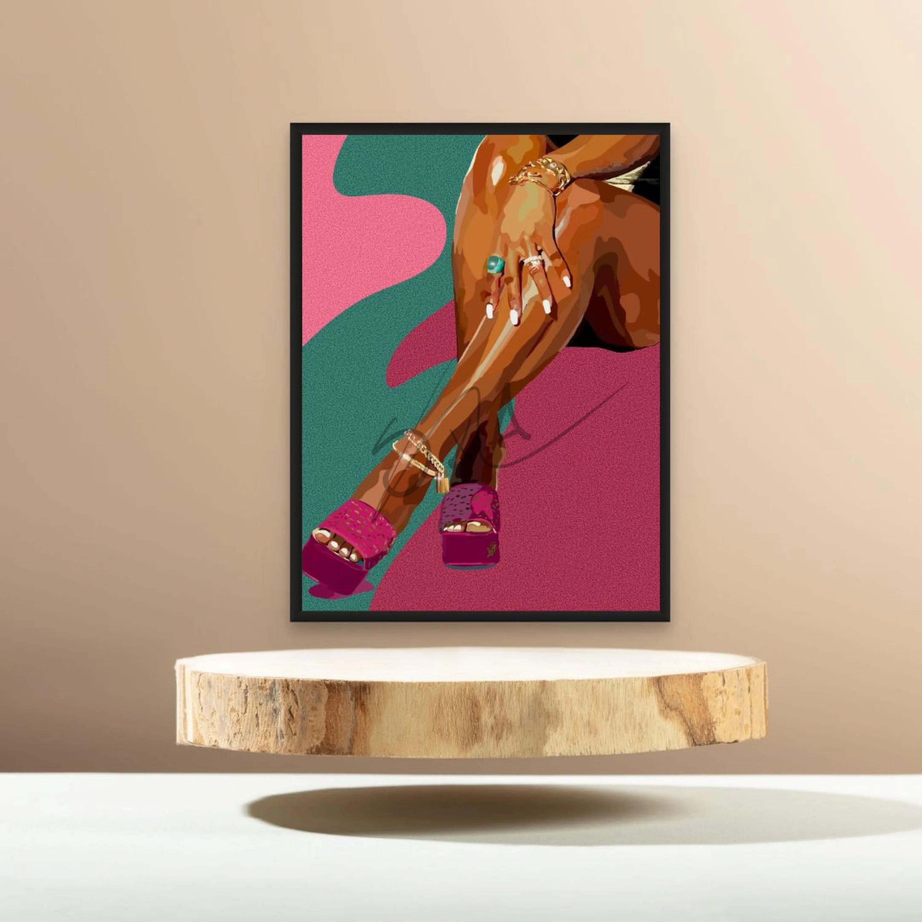 Legs & Pink Touch