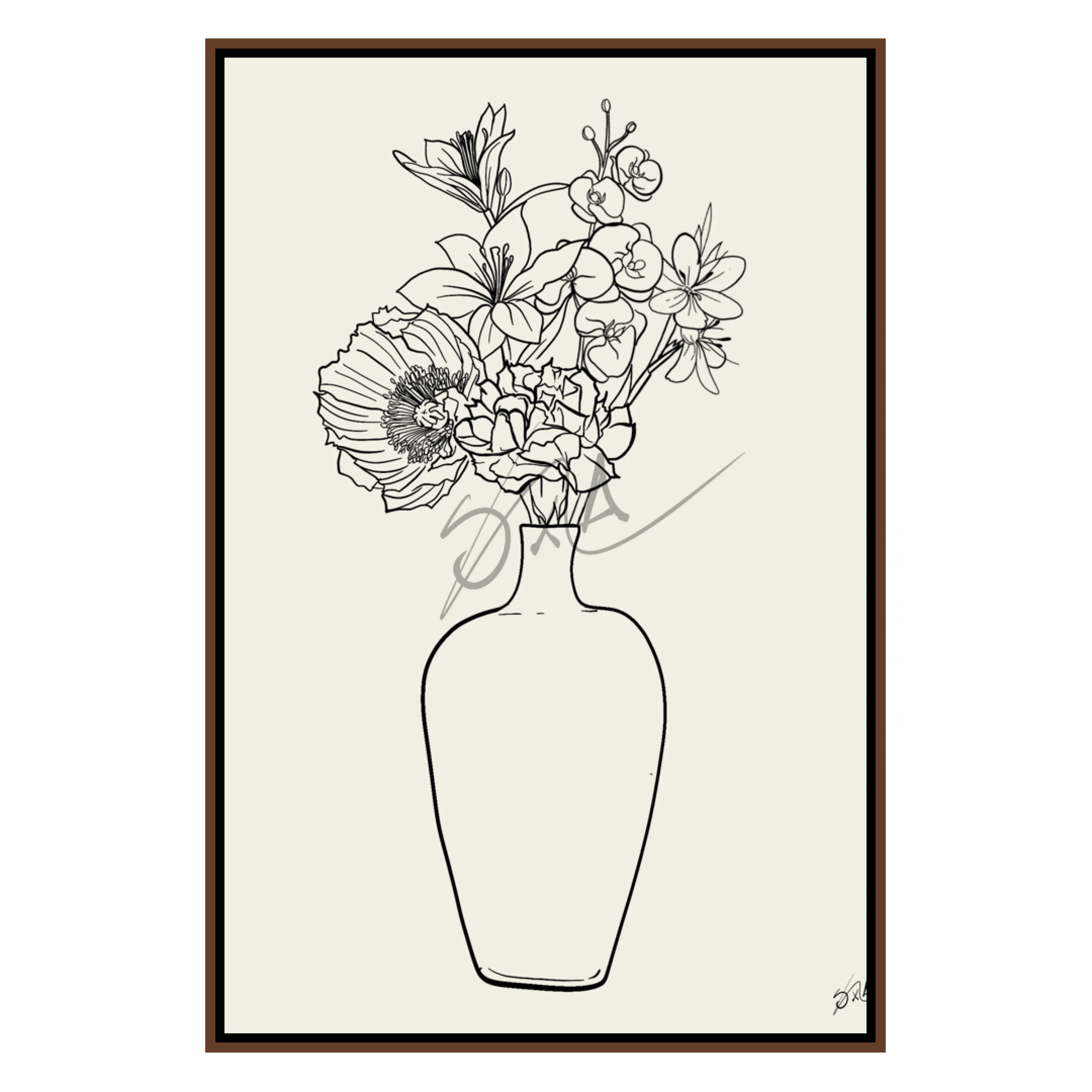 Line Flowers