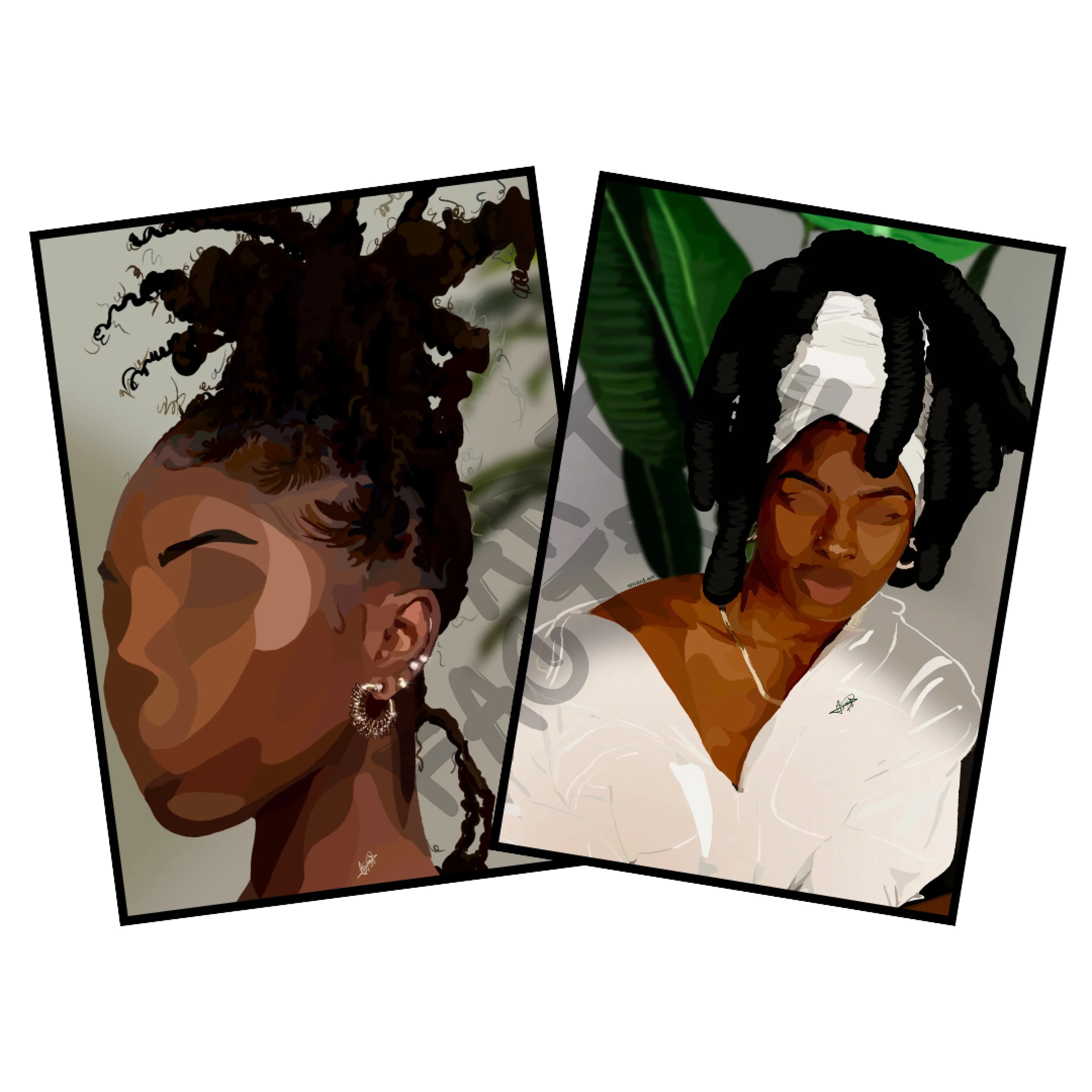 Art Bundle : Locs Bae + Plant Mom IV