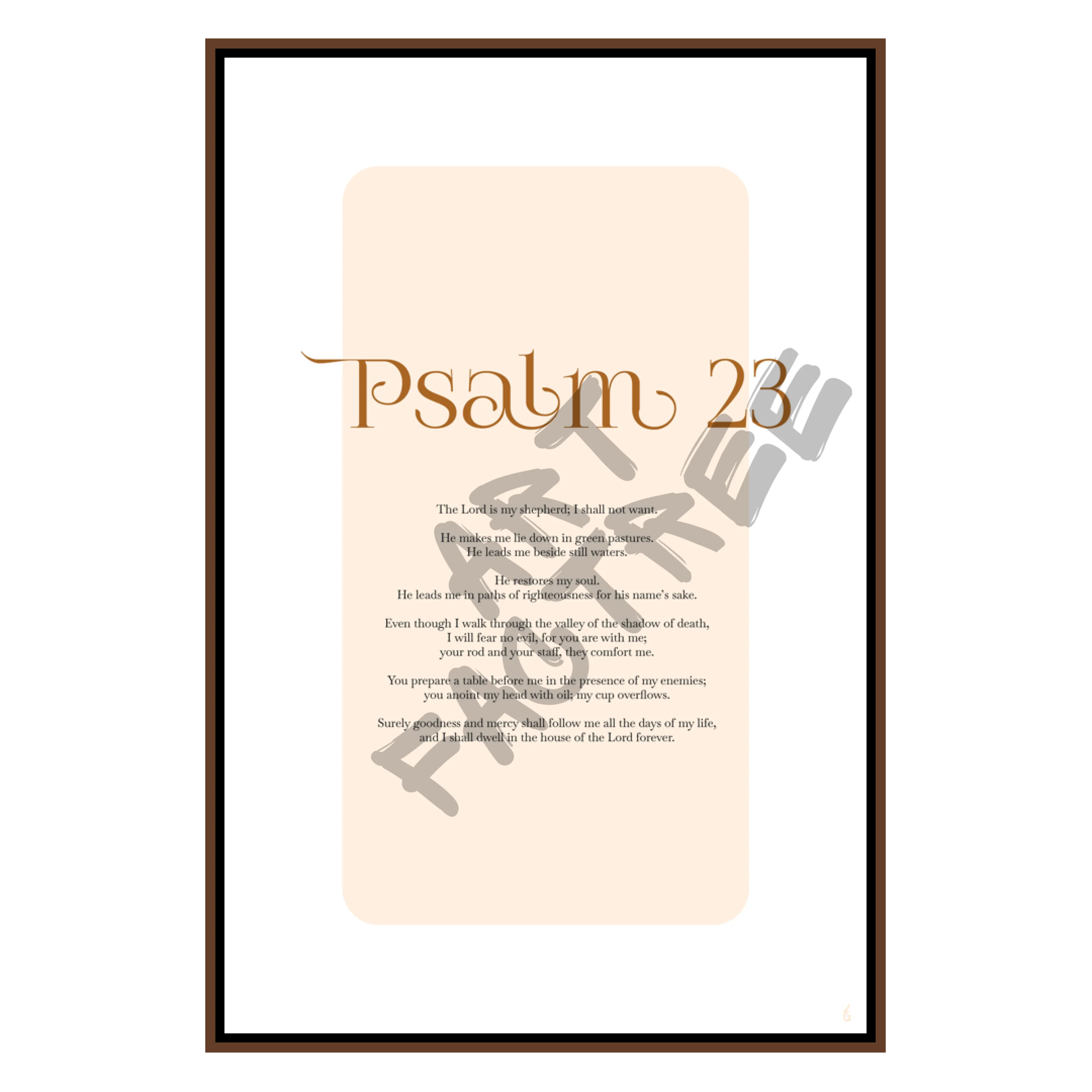 Psalm 23