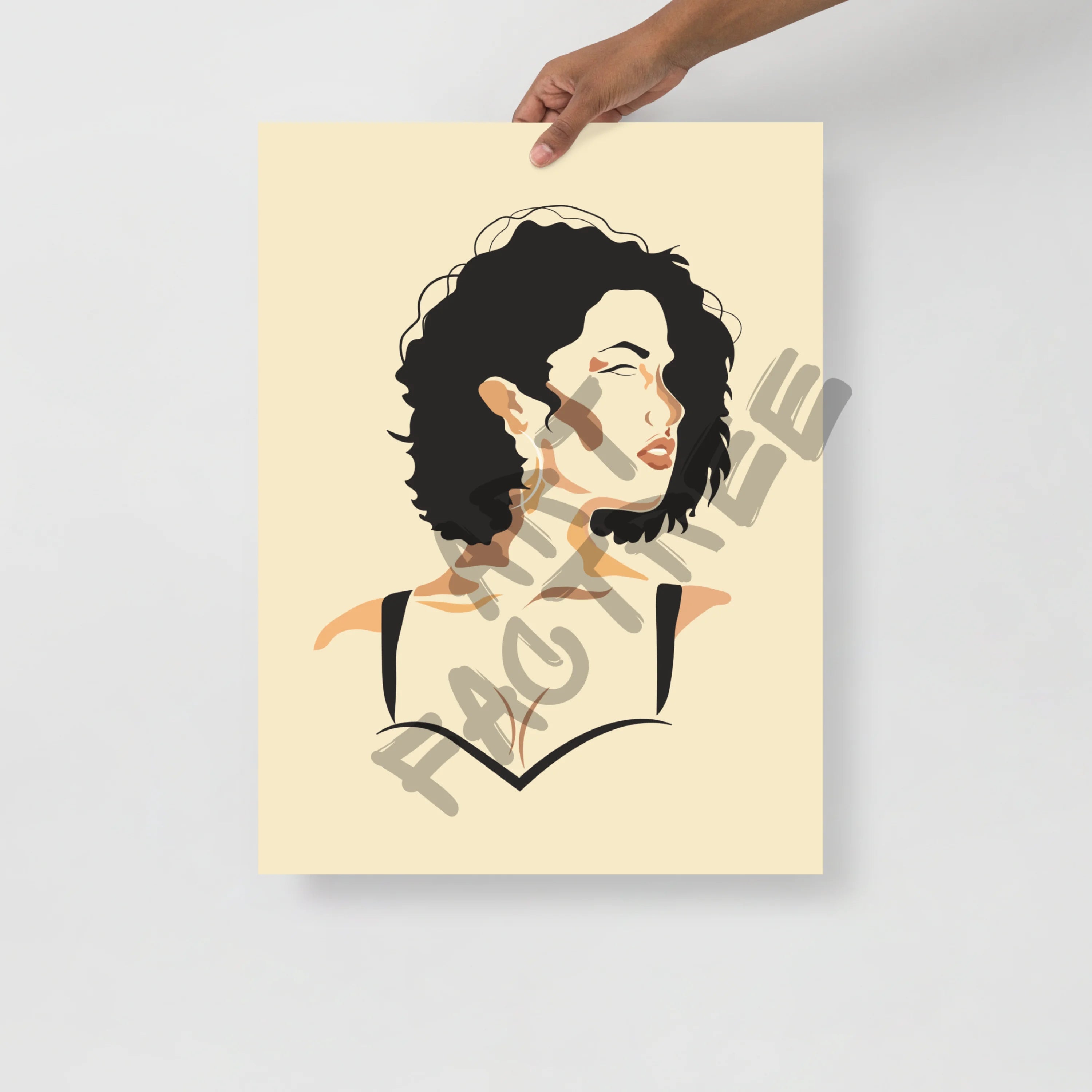 mockup art of Selena