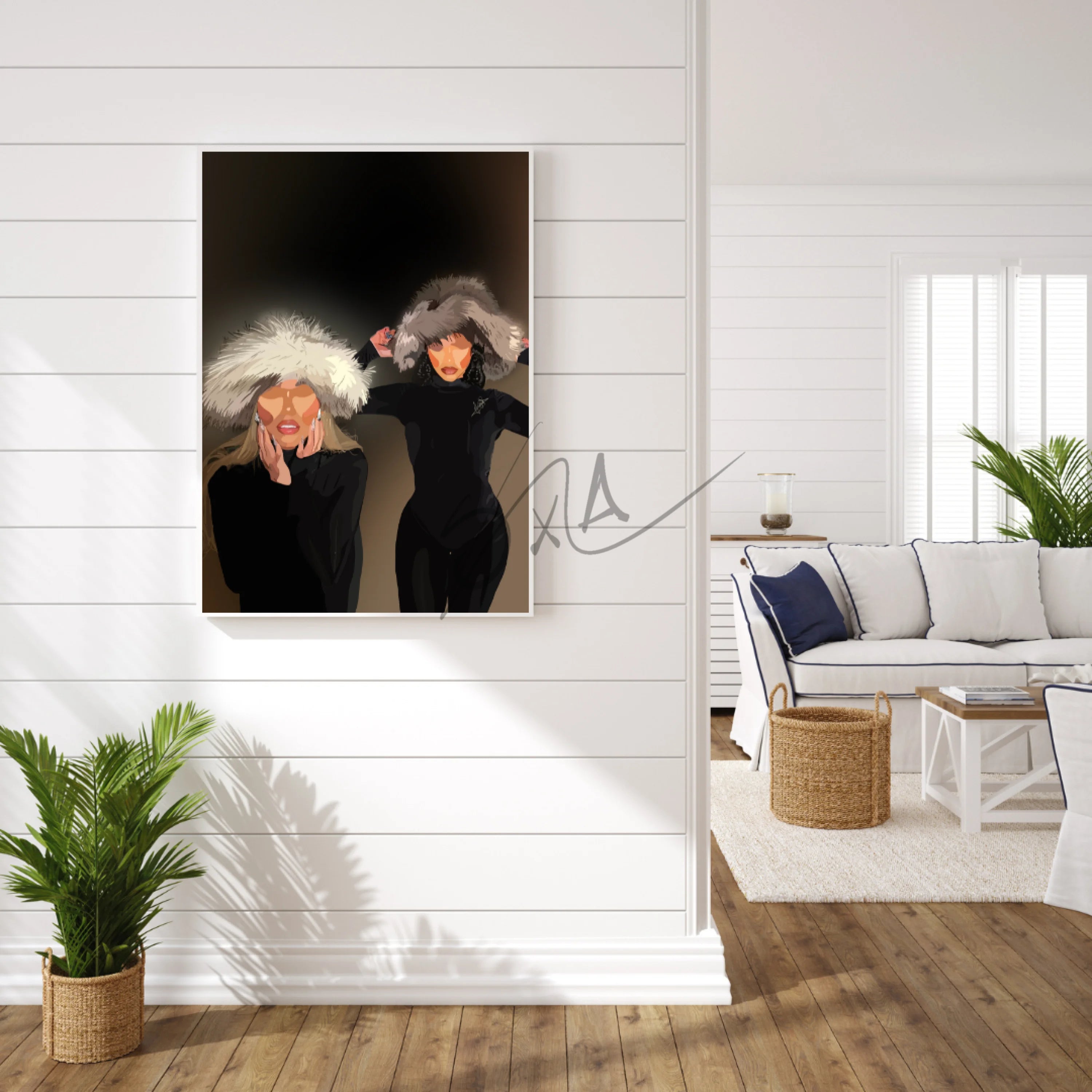 Sisters-8×10-Print-SmardArt-Wall Art