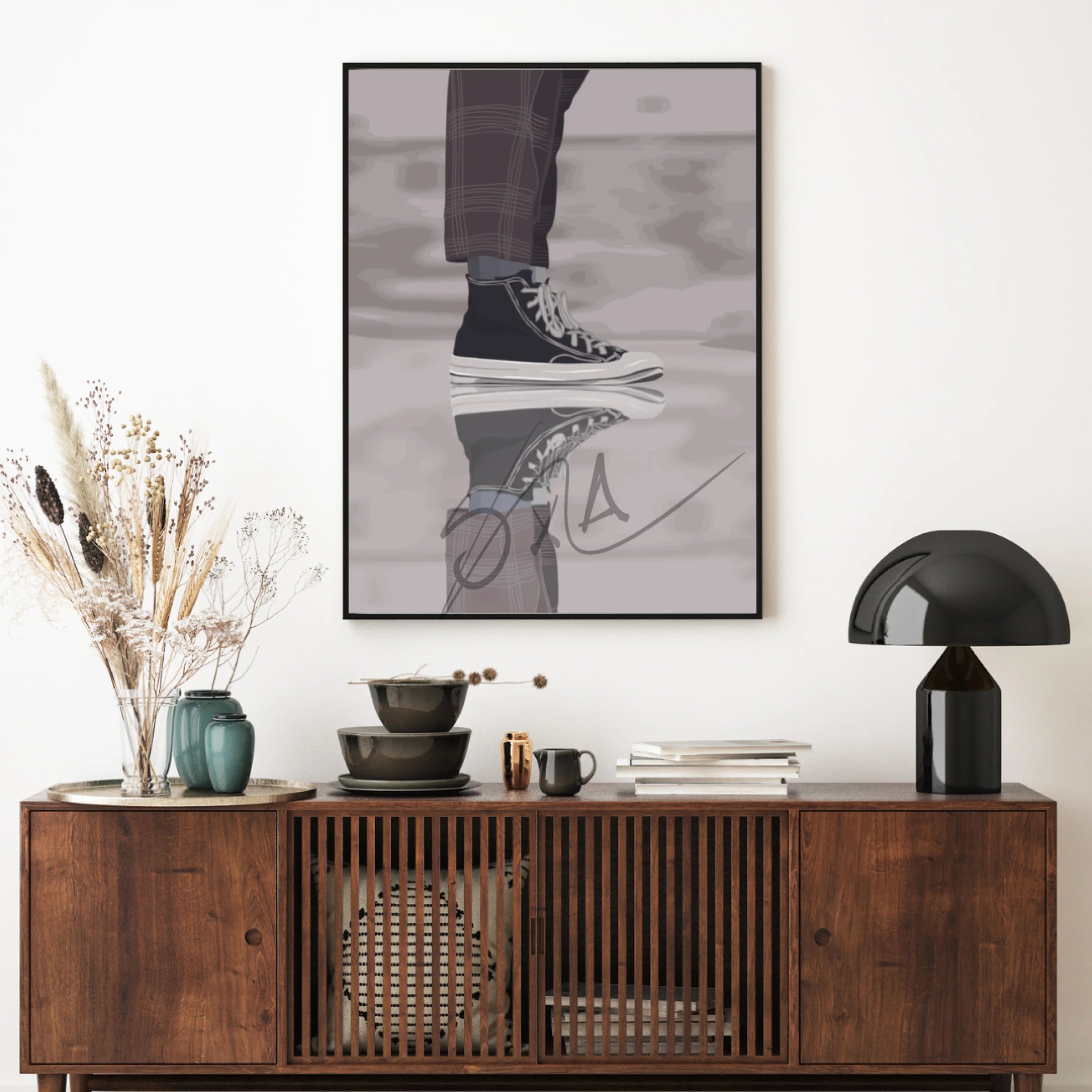 Sneakers Reflection