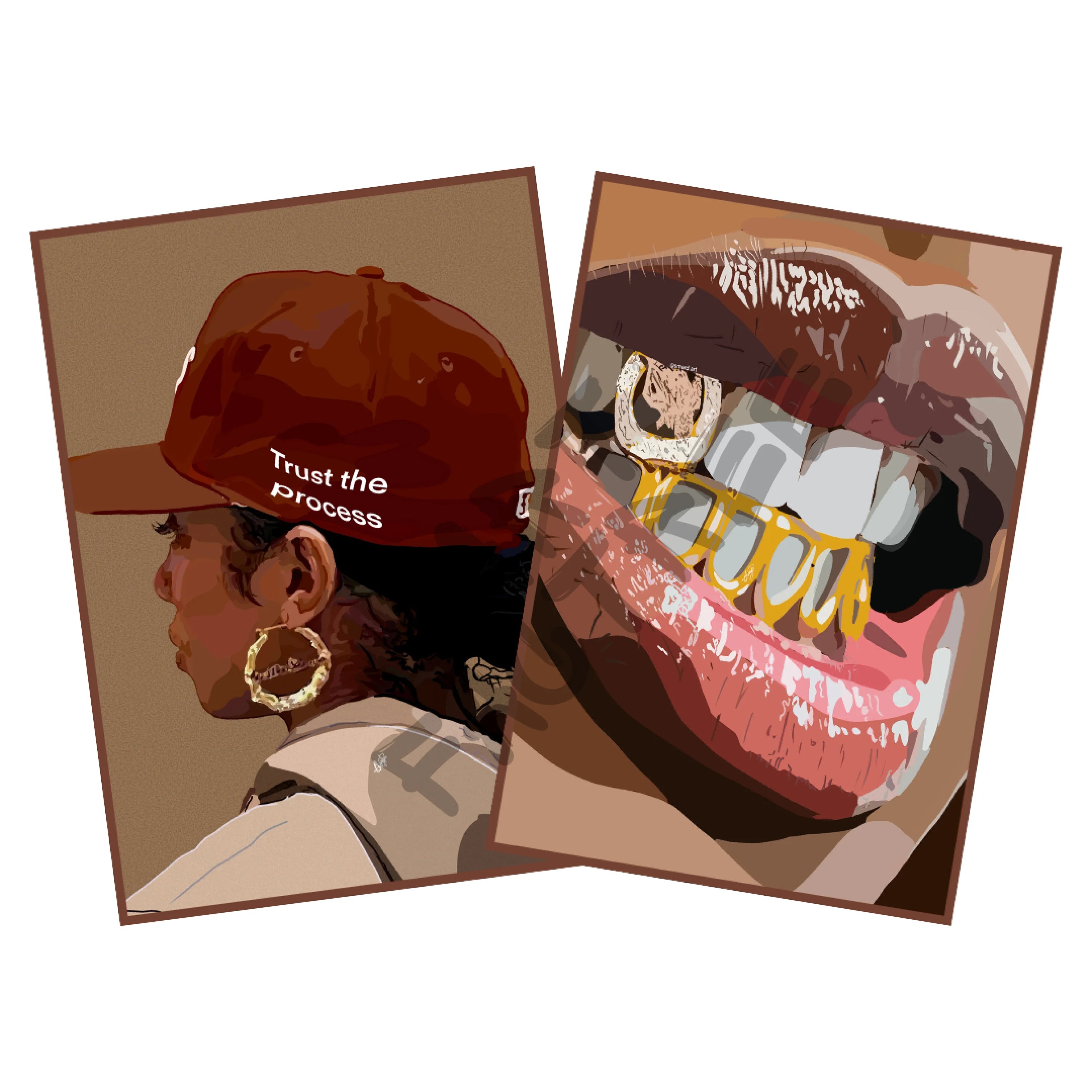 Art Bundle : Trust The Process + Grillzz II