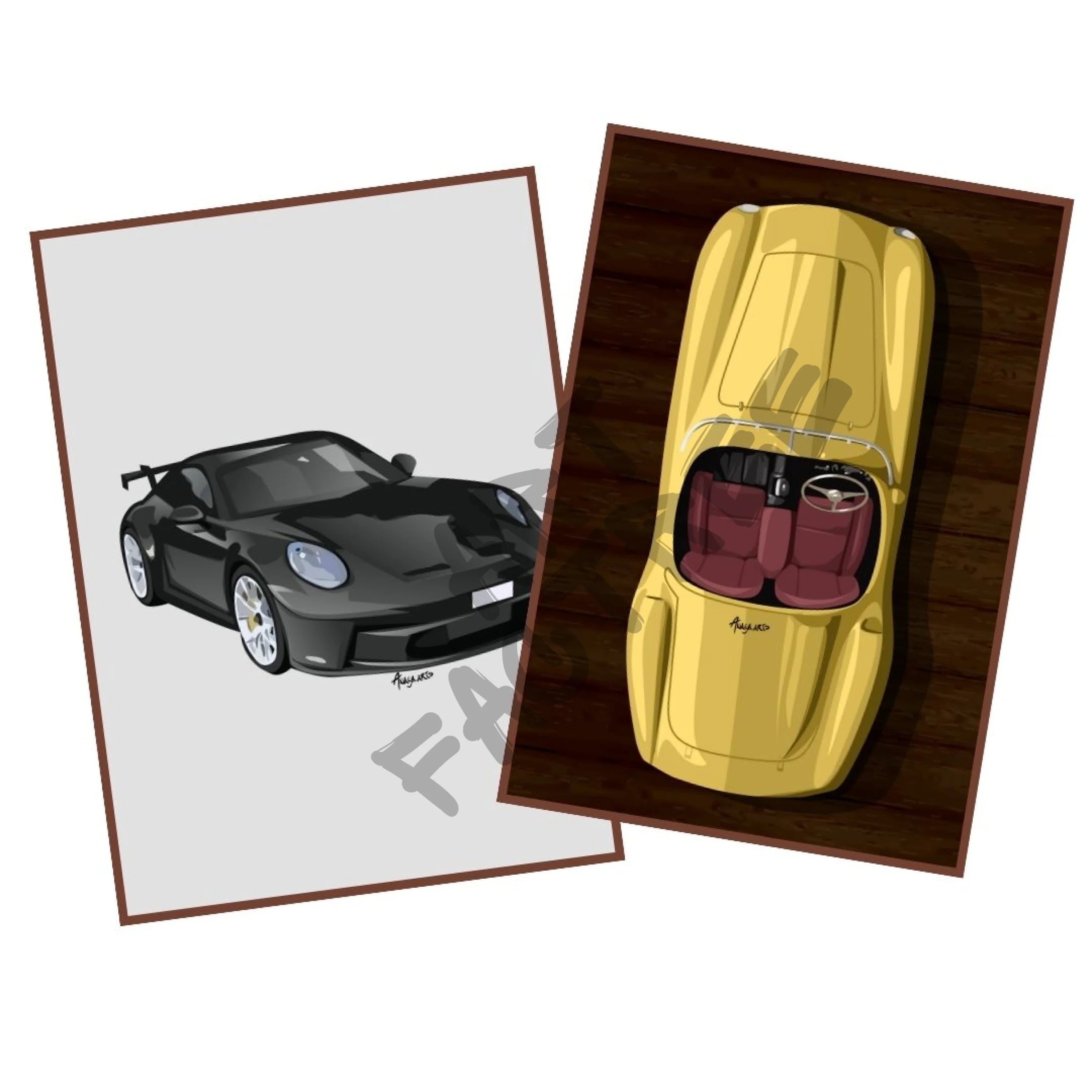 Art Bundle : Car 3 + Yellow Car