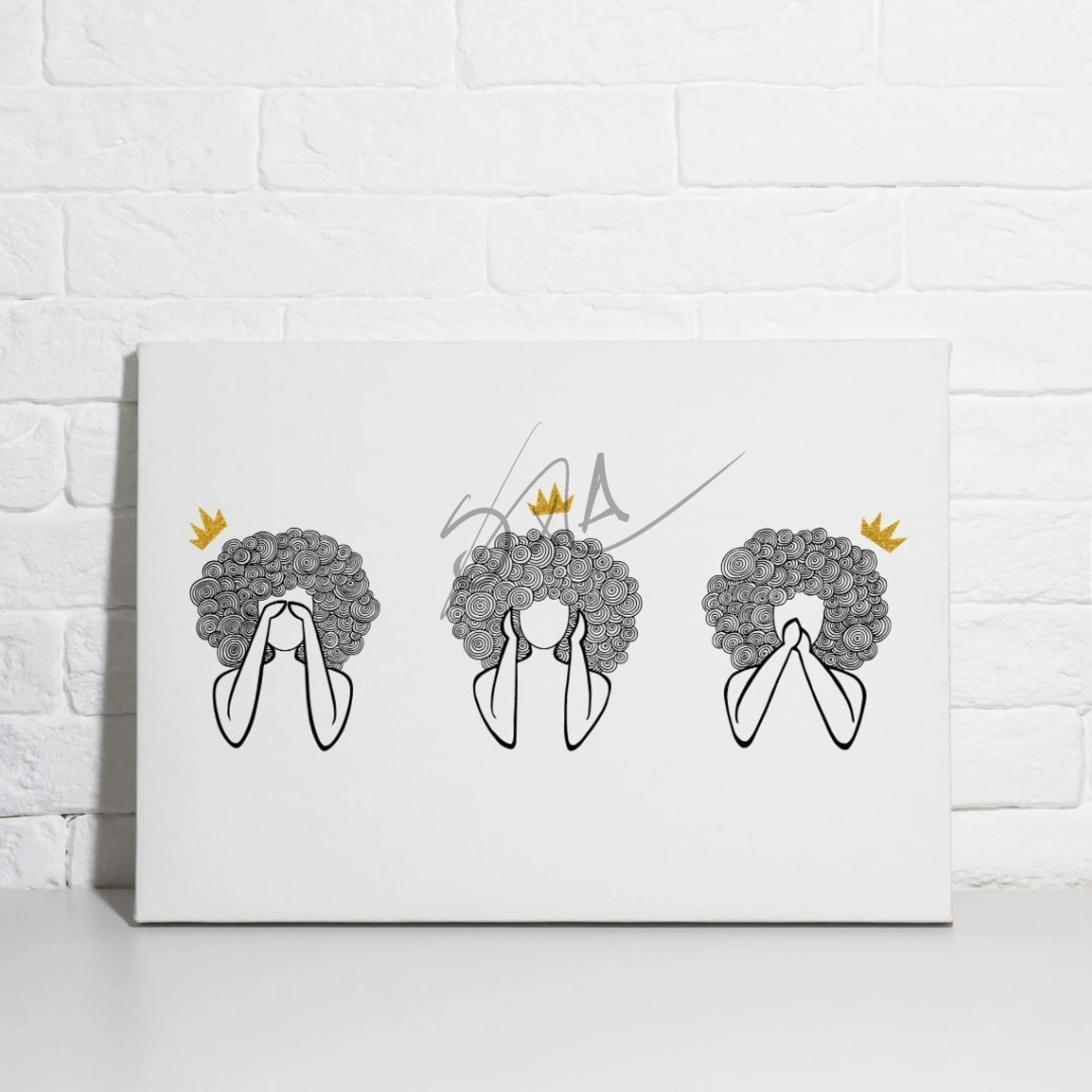 See-Hear-Speak. - Wall Art by Anaya Arts
