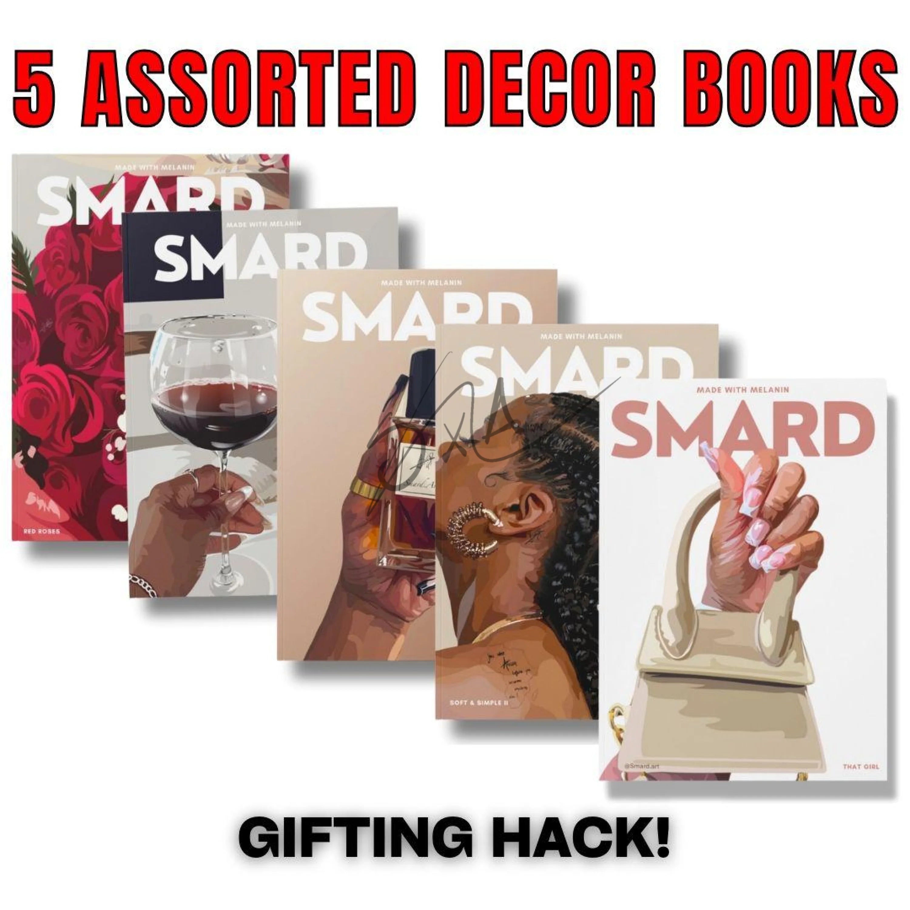 Bundle of 5 Decor Books