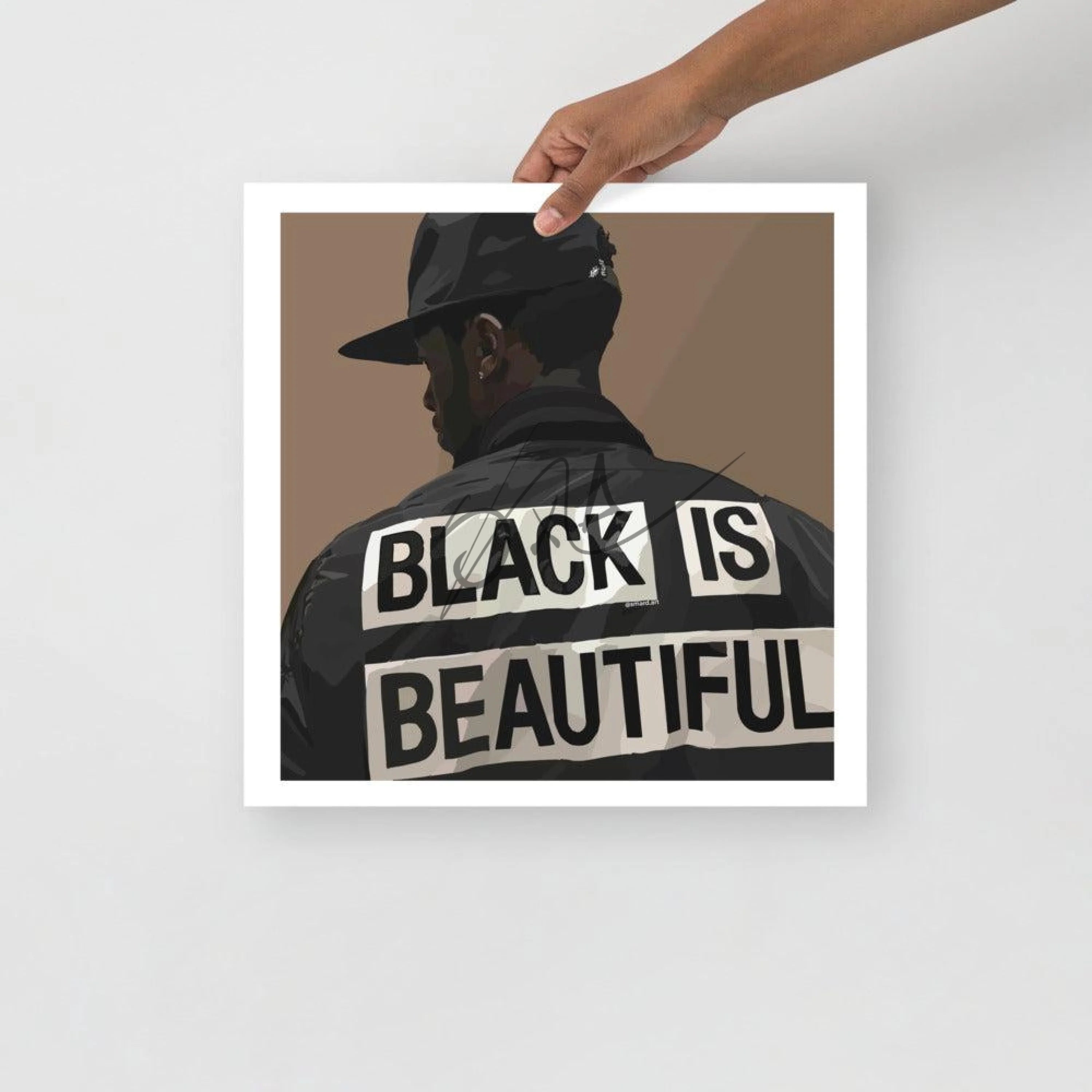 BLACK IS BEAUTIFUL-8×10-Print-SmardArt-Wall Art
