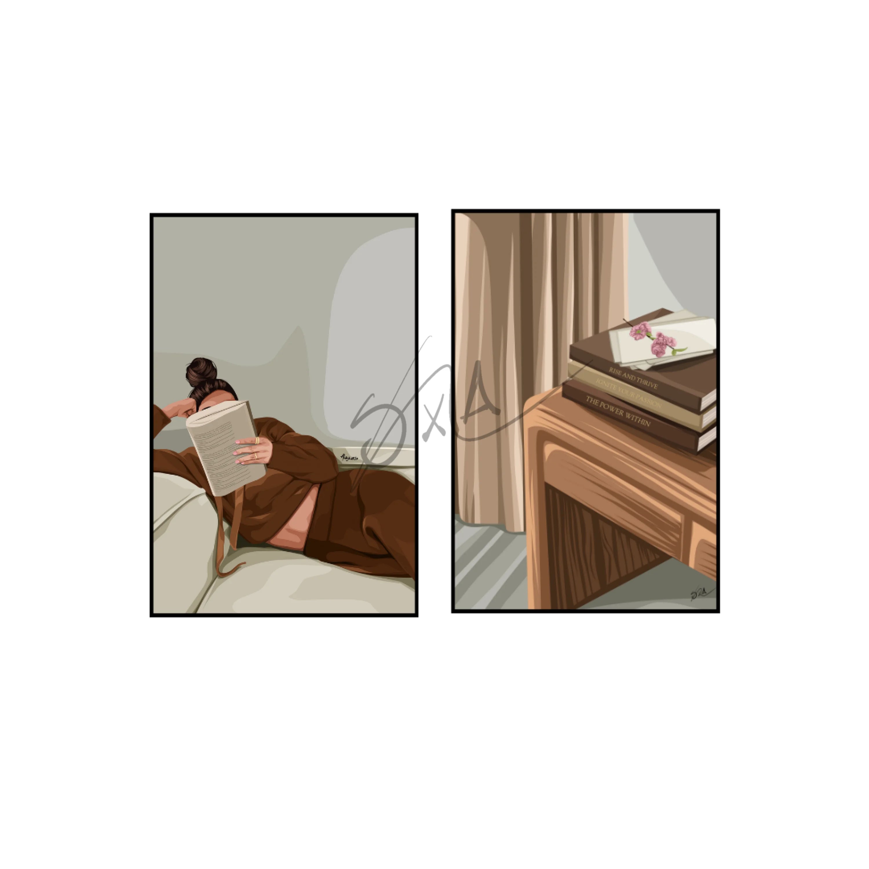 Amazon Bookworm 18x24