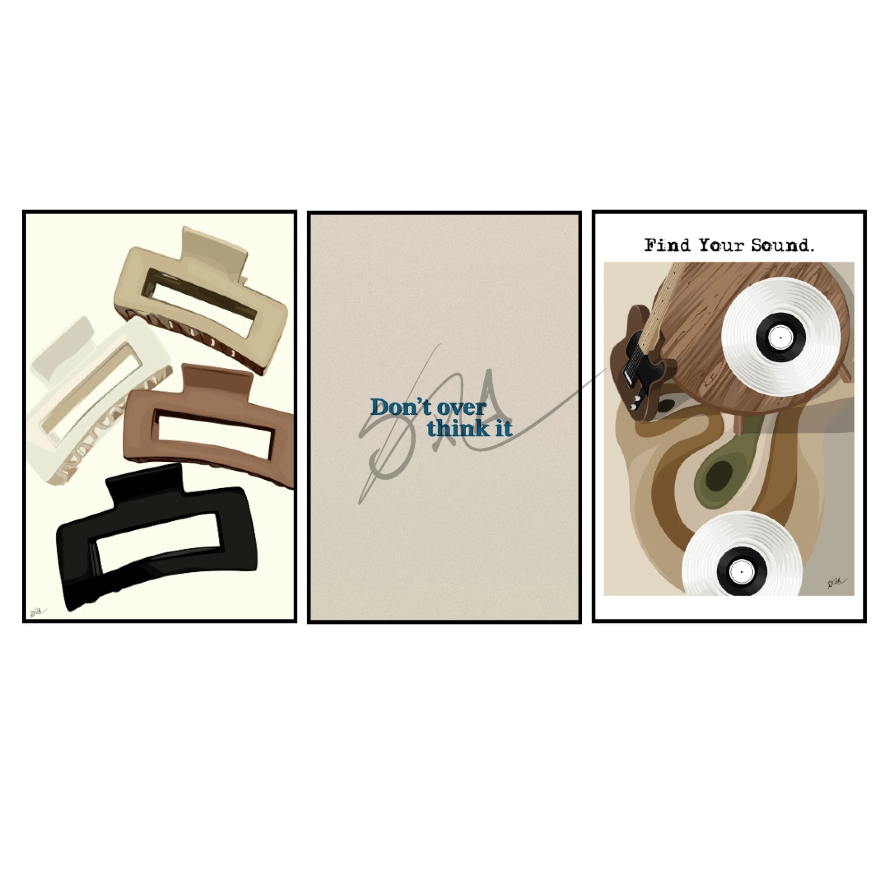 Amazon Quotes and Abstract Bundle 24x36