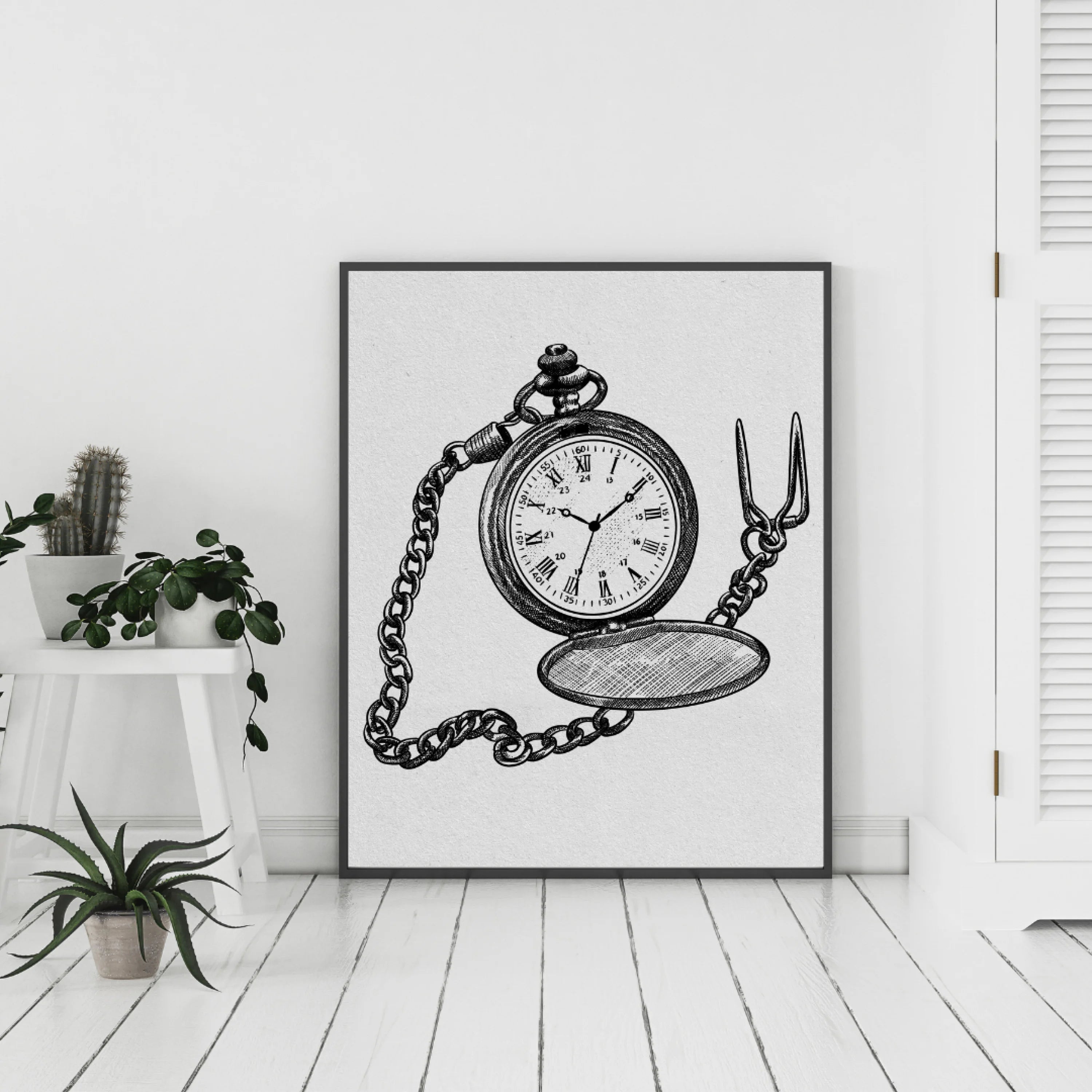 Vintage Watch Clock