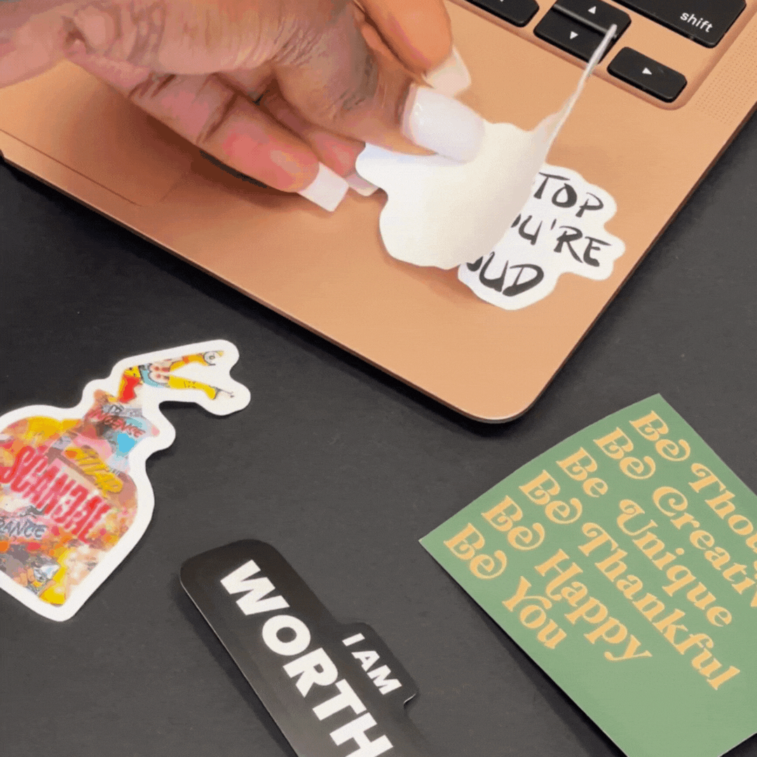 Don't Stop Until You're Proud Sticker