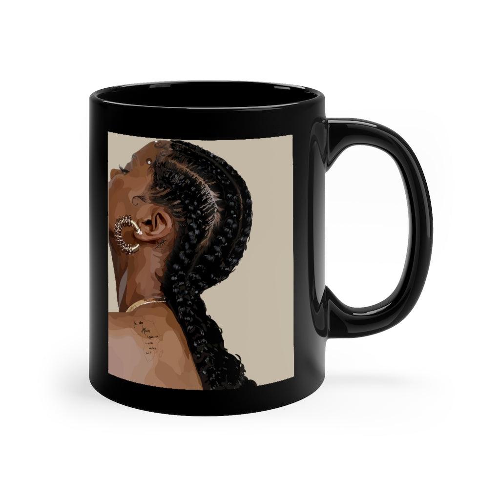 Soft & simple II Black Mug-11oz-SmardArt-Wall Art