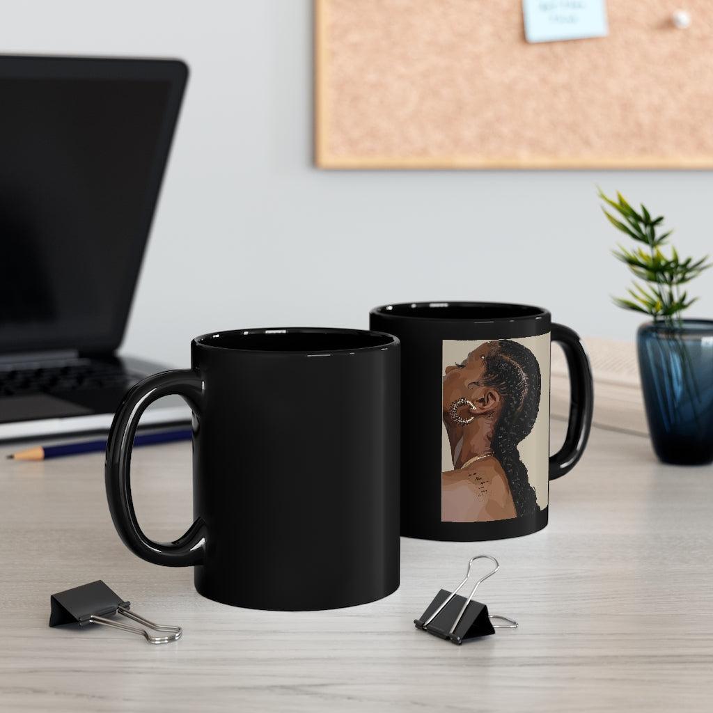 Soft & simple II Black Mug-11oz-SmardArt-Wall Art