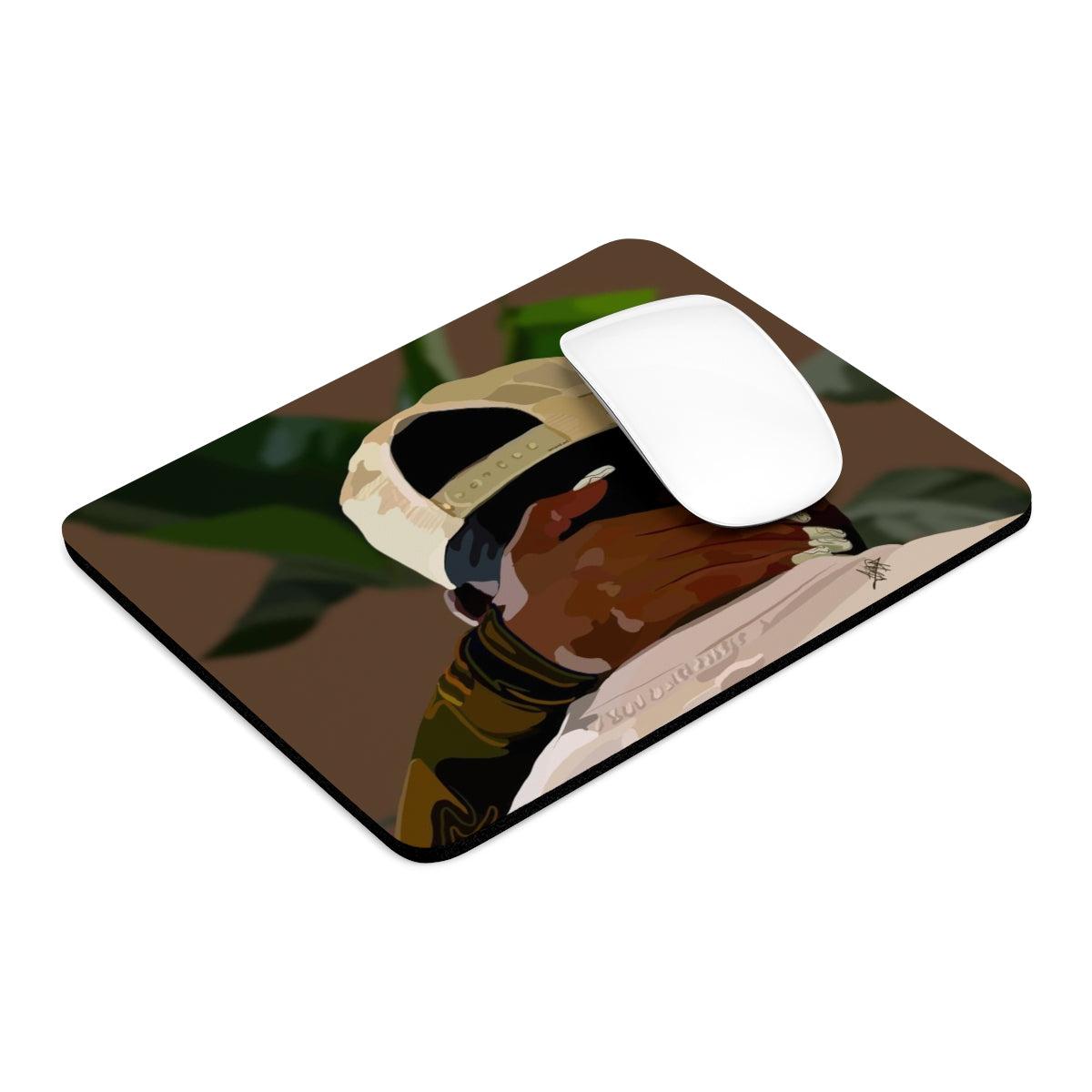 Black love Mouse Pad-One size-Rectangle-SmardArt-Wall Art