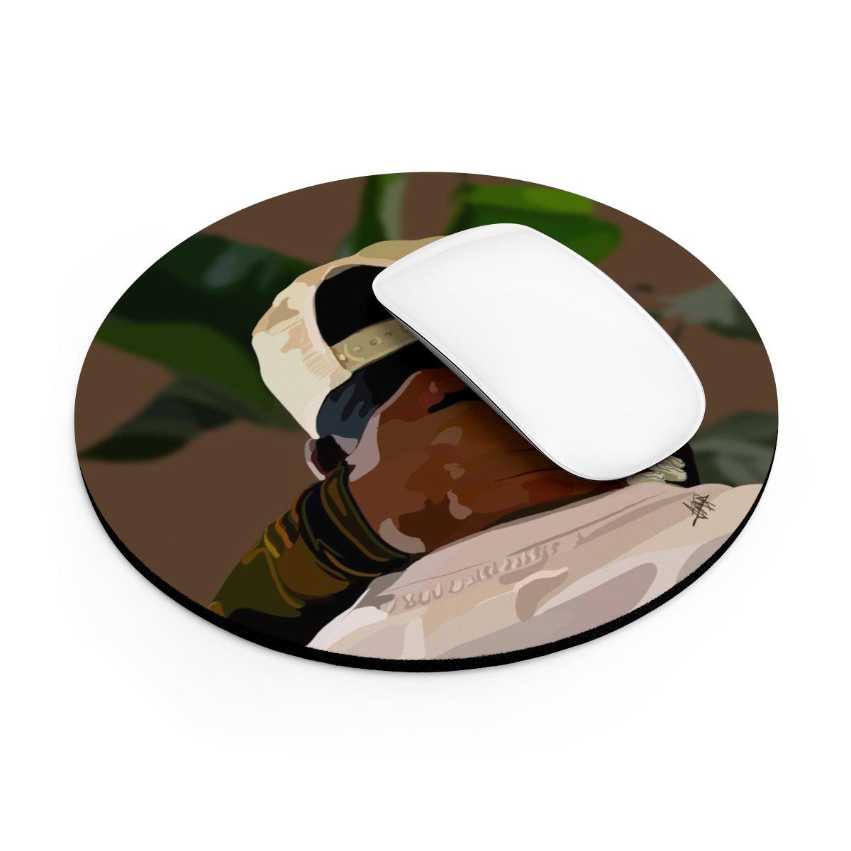 Black love Mouse Pad-One size-Rectangle-SmardArt-Wall Art