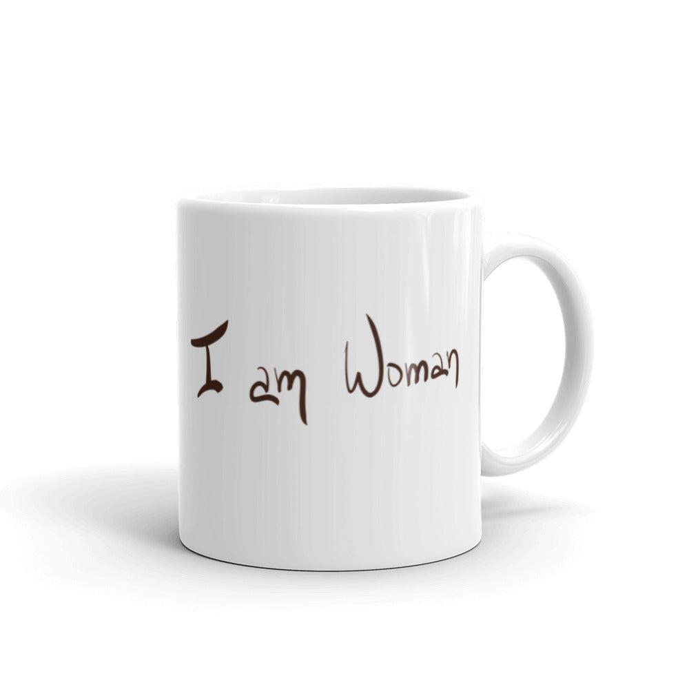 I am Woman mug-11oz-SmardArt-Wall Art